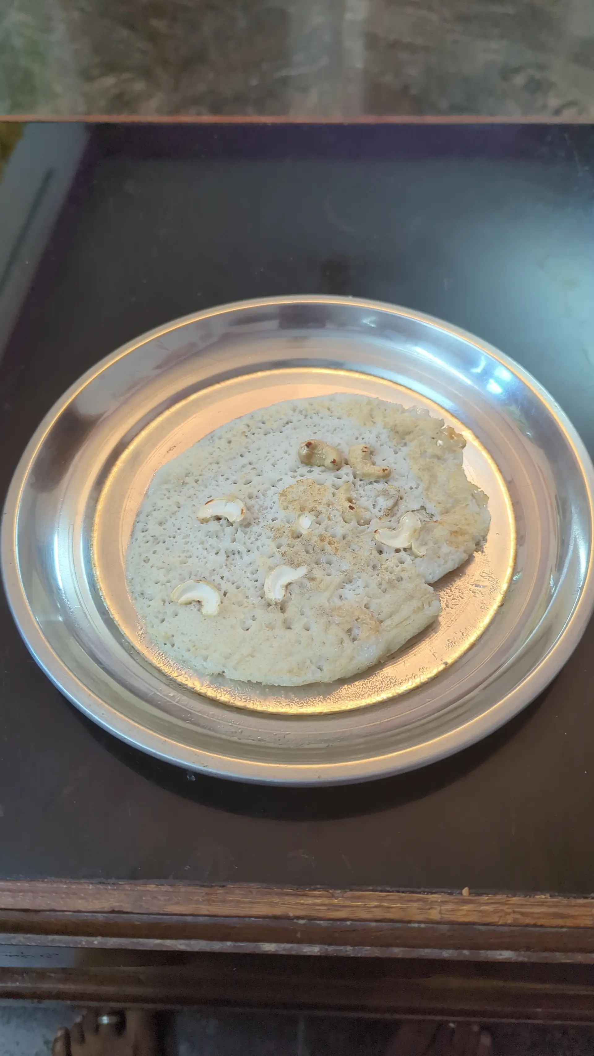 A cook's photo of Cashew Uthappam