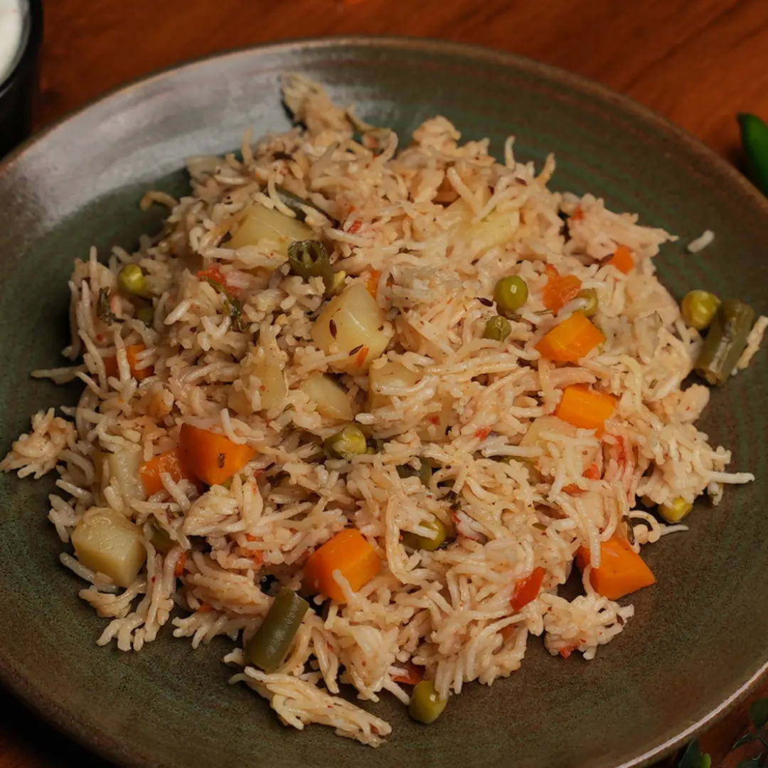 Cooker Vegetable Pulao