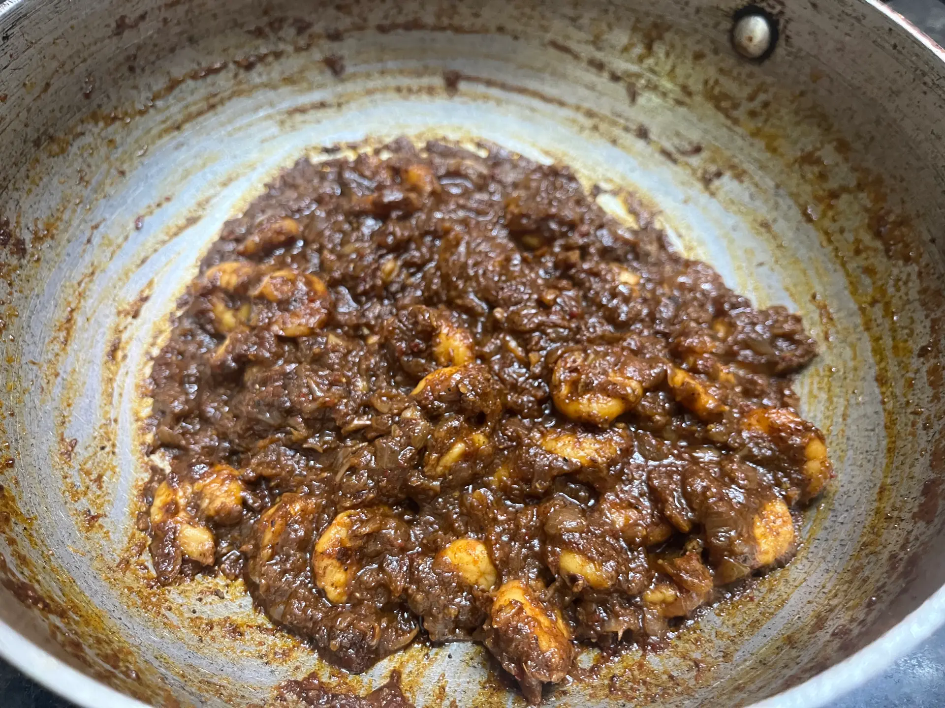 A cook's photo of Prawn Ghee Roast