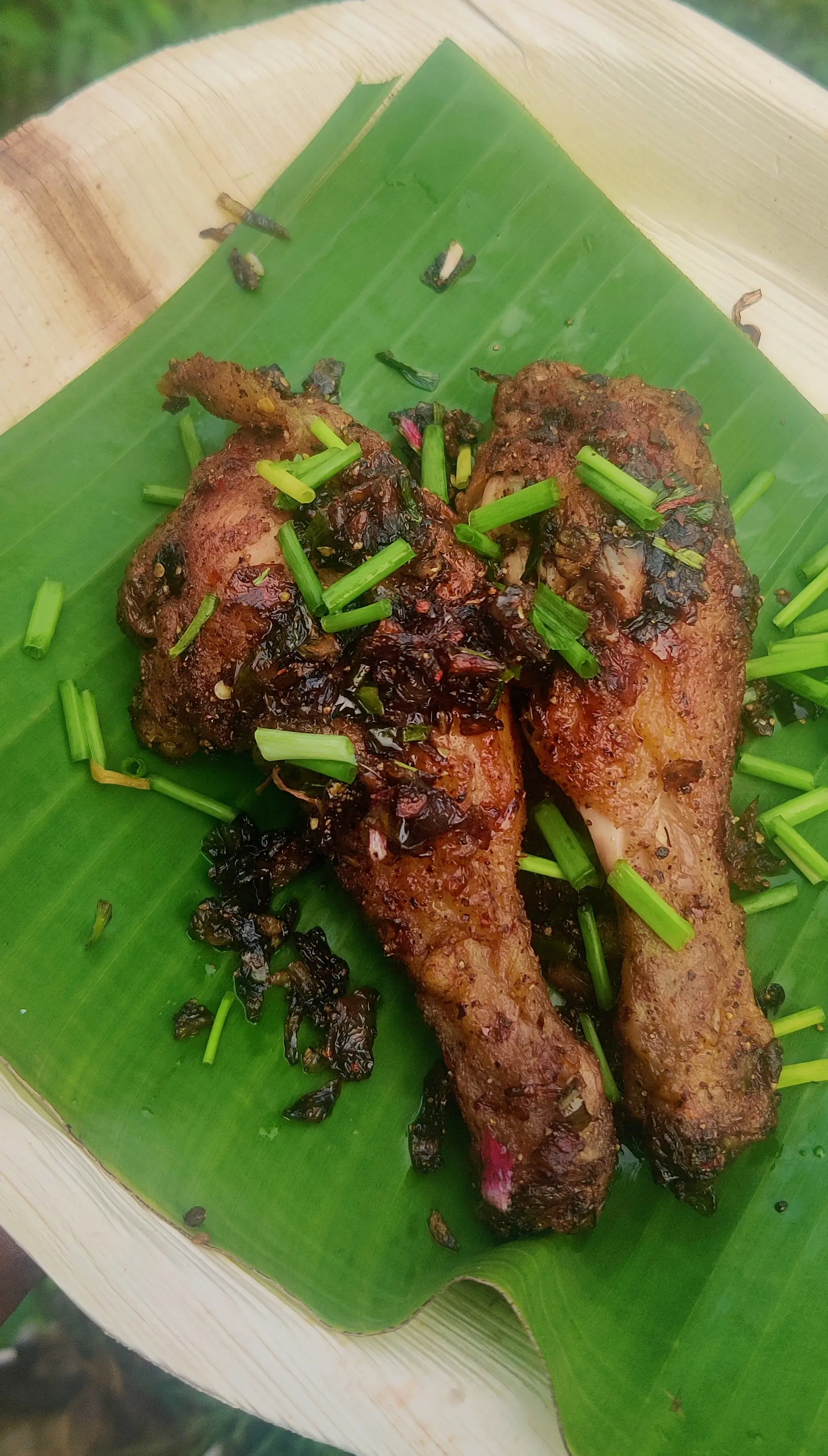 A cook's photo of Black Pepper Chicken Leg