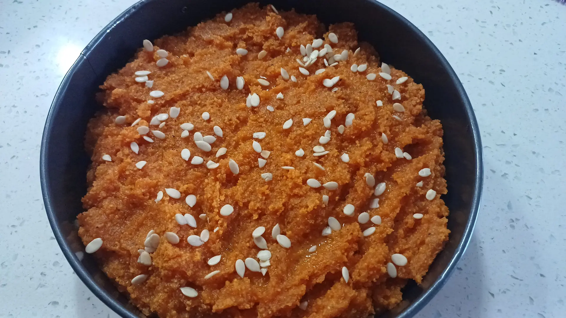A cook's photo of Dumroot Halwa