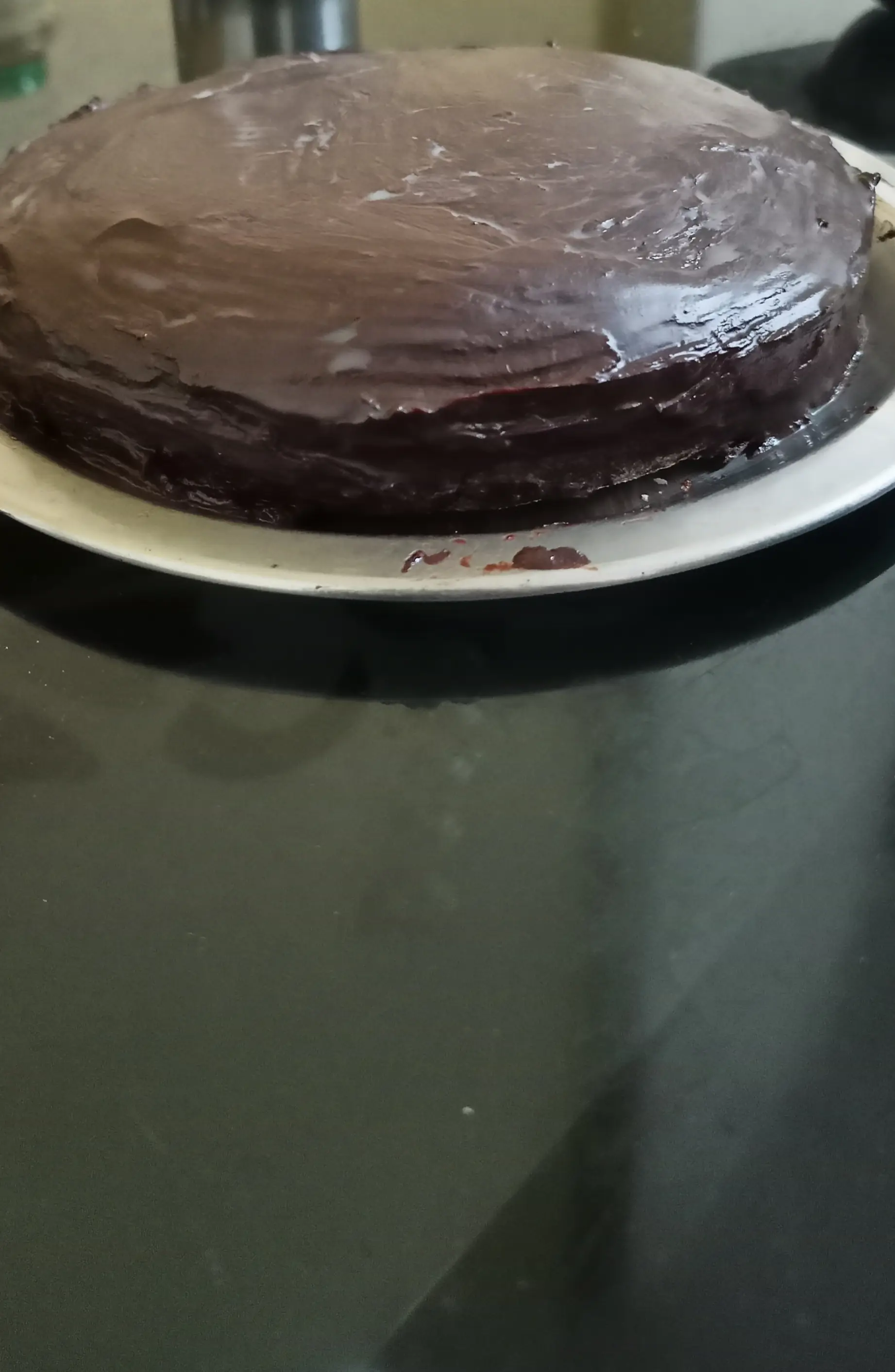A cook's photo of Eggless Chocolate Cake