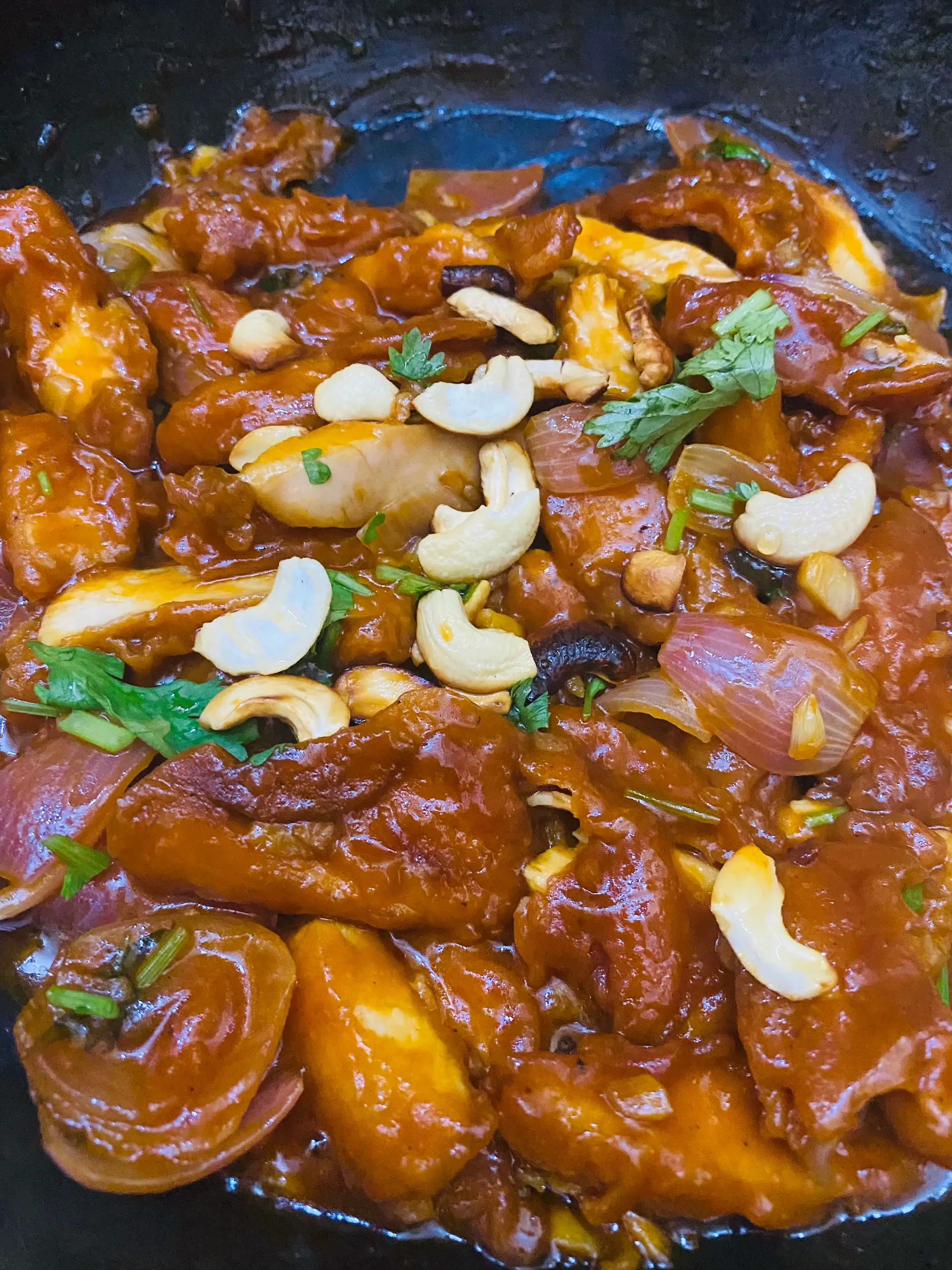 A cook's photo of Dragon Chicken