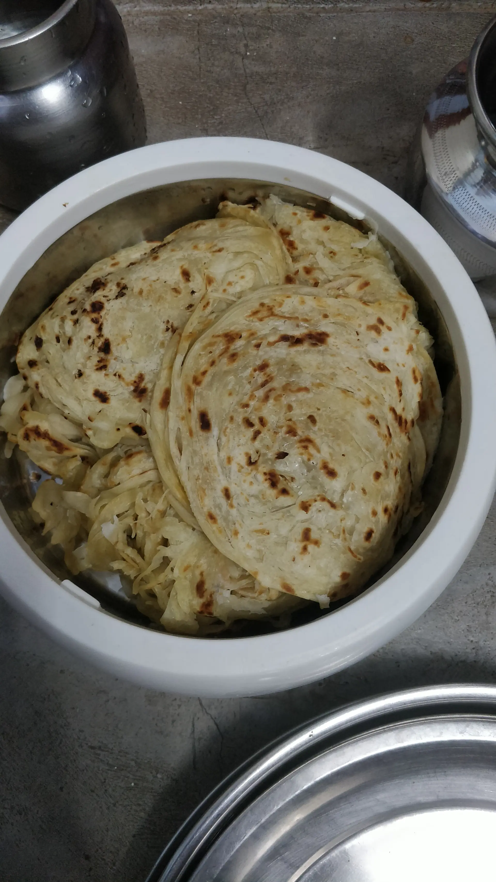 A cook's photo of Nool Parotta