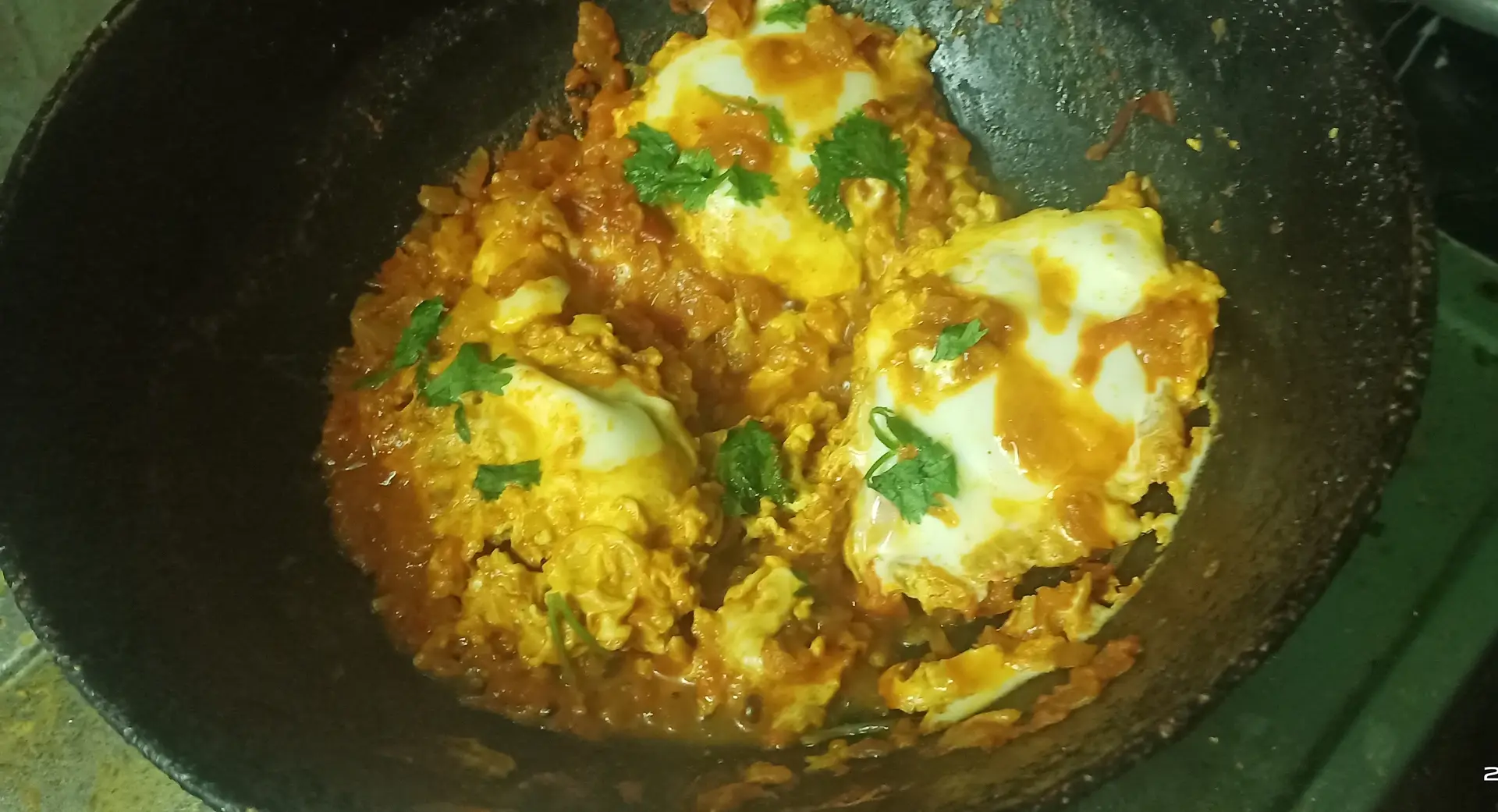 A cook's photo of Egg Drop Curry