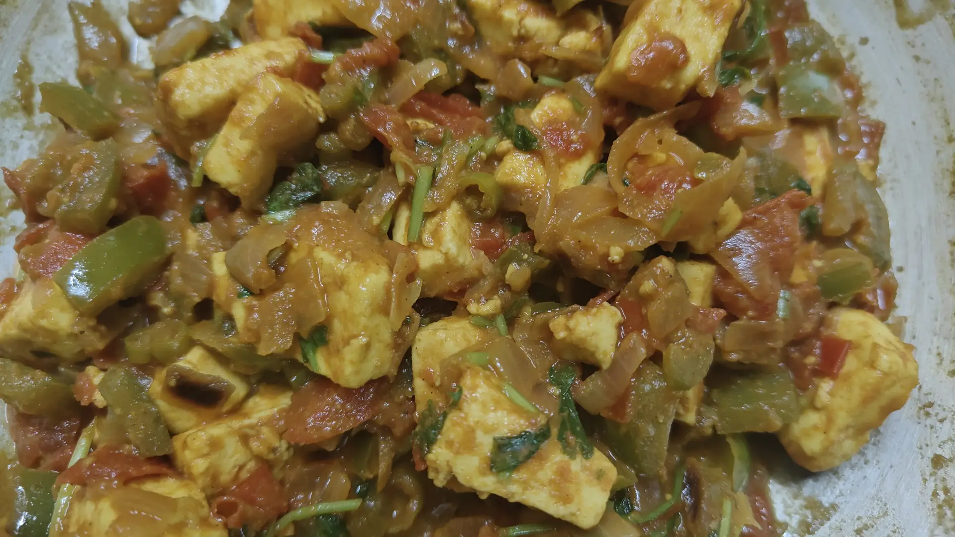 A cook's photo of Tawa Paneer