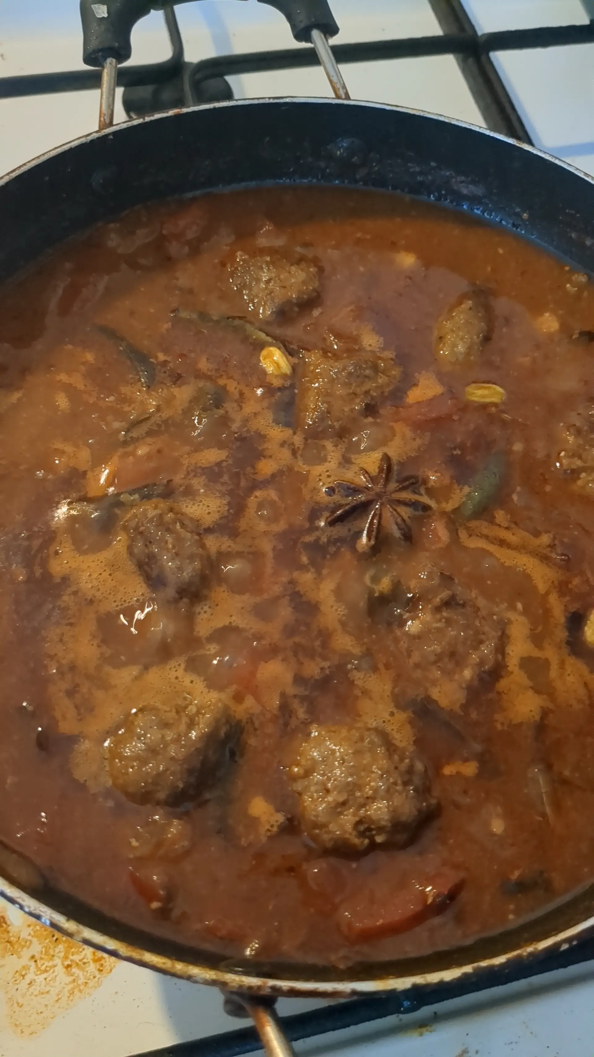 A cook's photo of Mutton Urundai Curry