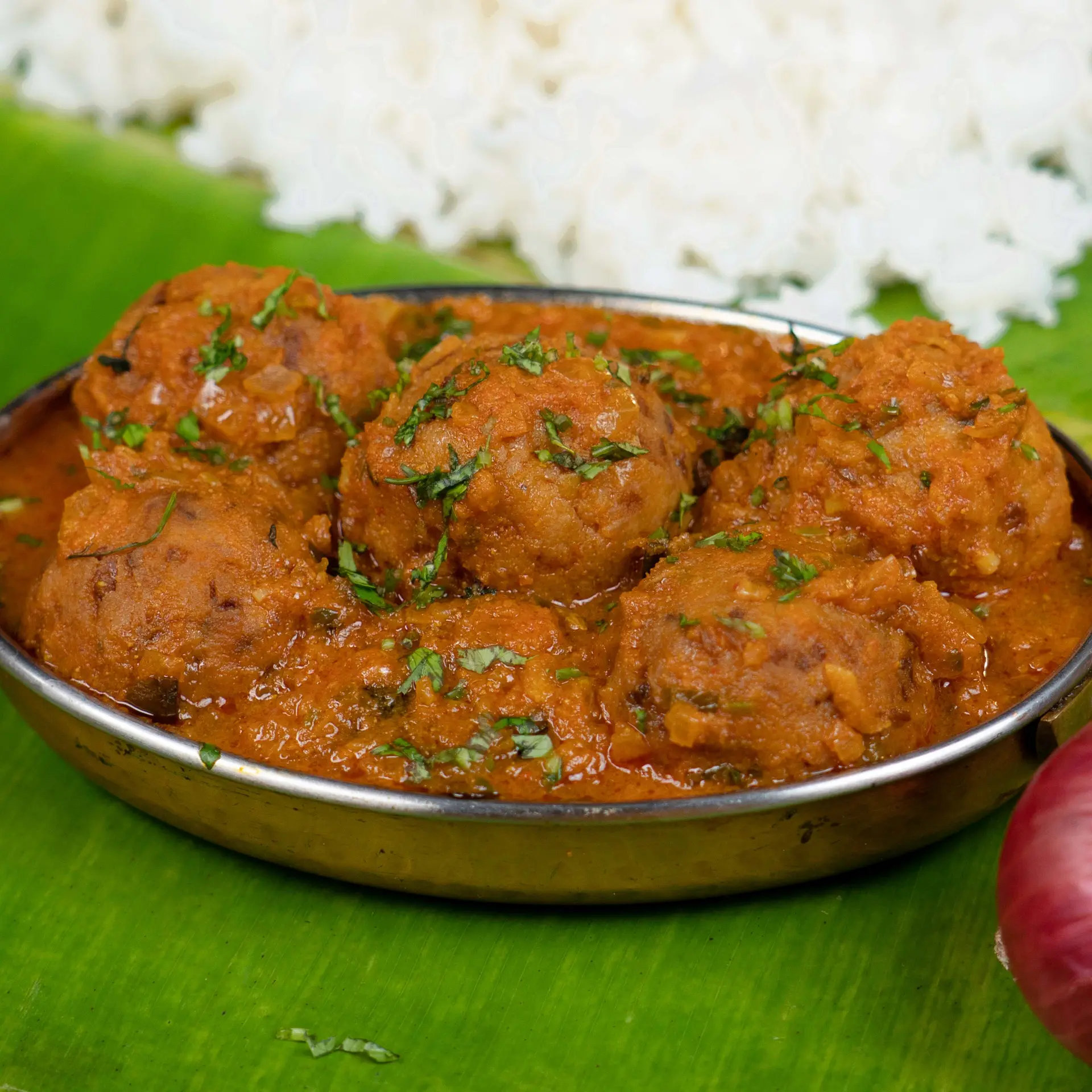 Vaazhakkai Kofta Curry