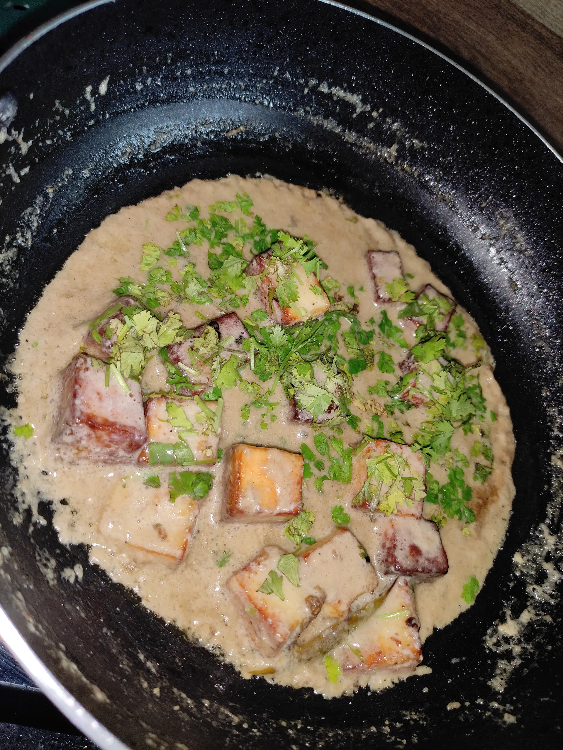 A cook's photo of Japan Paneer
