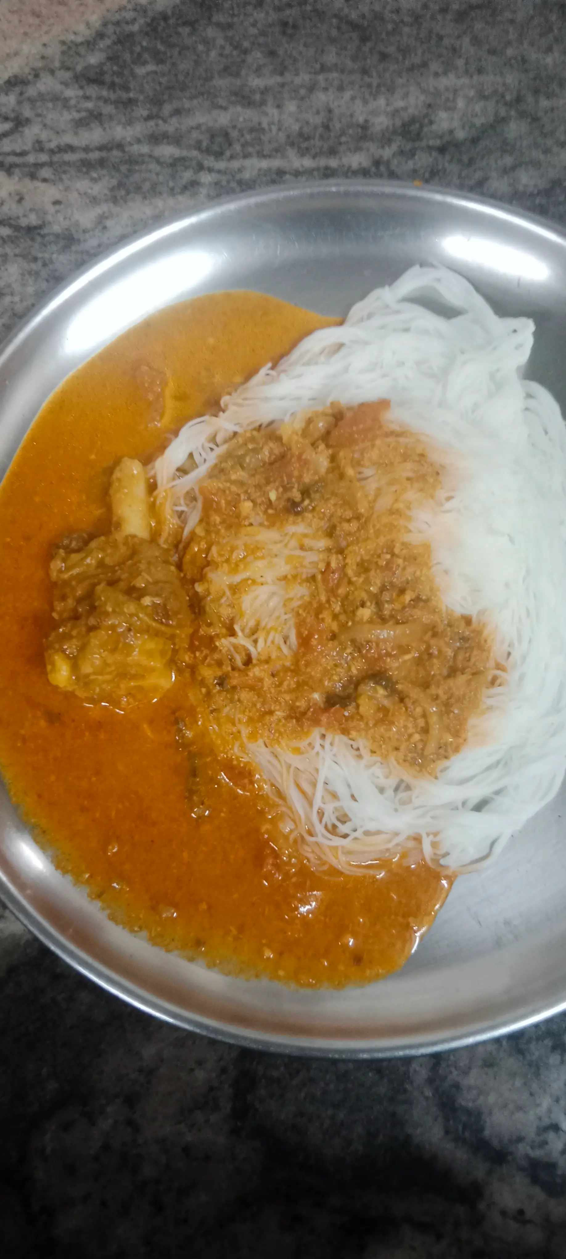 A cook's photo of Mutton Paya