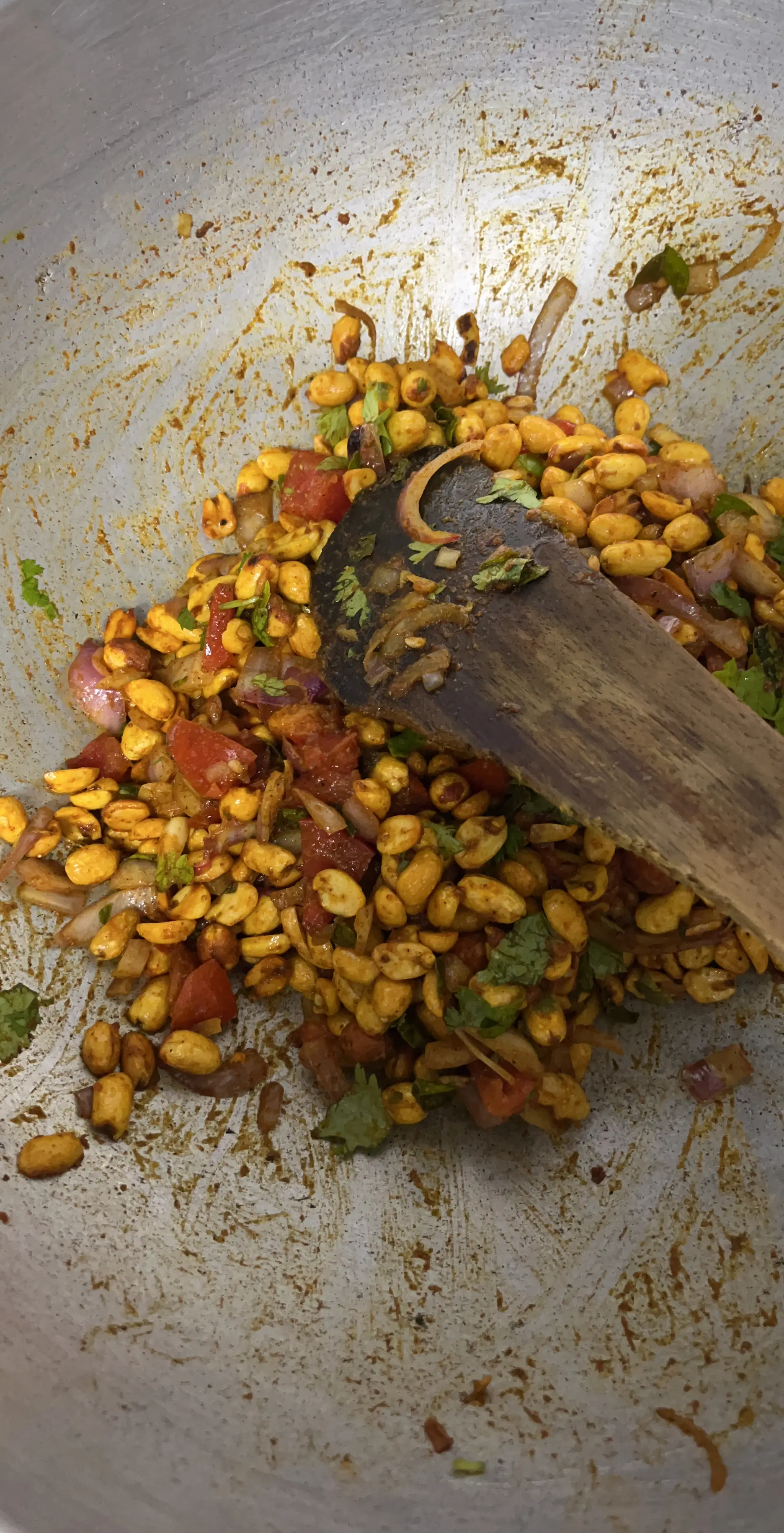 A cook's photo of Peanut Chaat