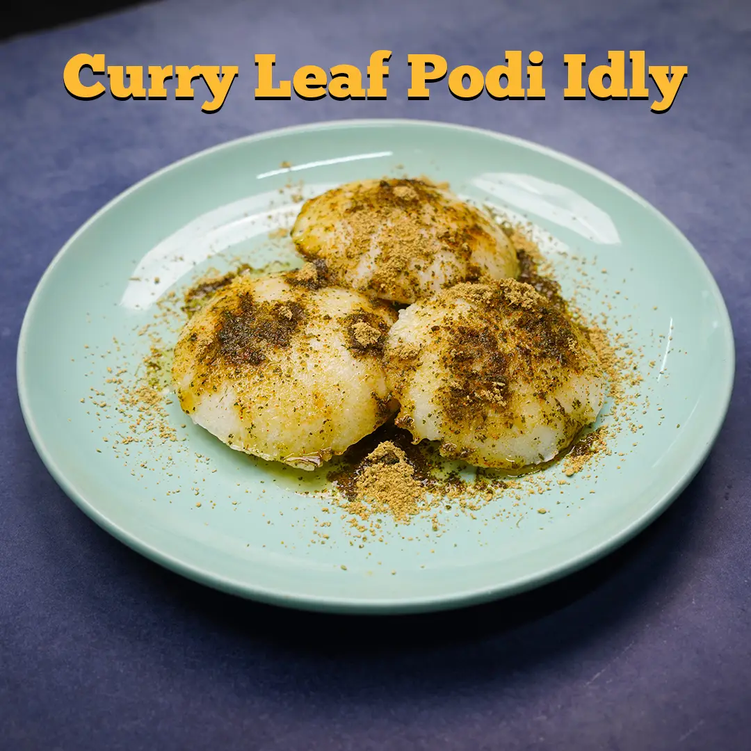 Cookd Curry Leaf Podi Idly