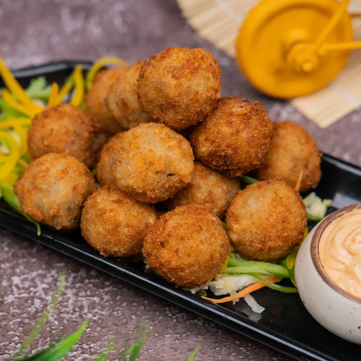 Mushroom and Cheese Pops