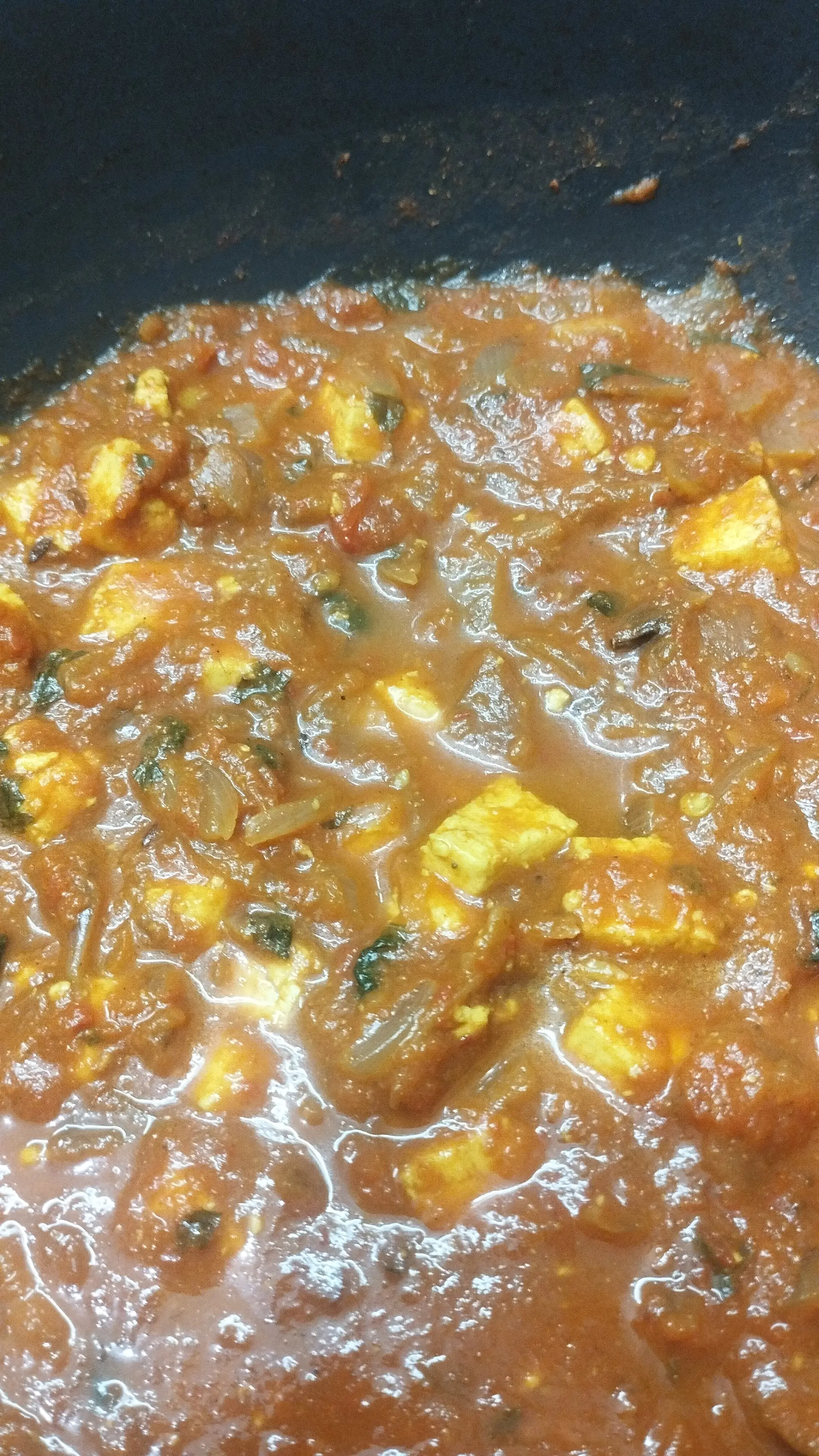A cook's photo of Dhaba Style Paneer Curry