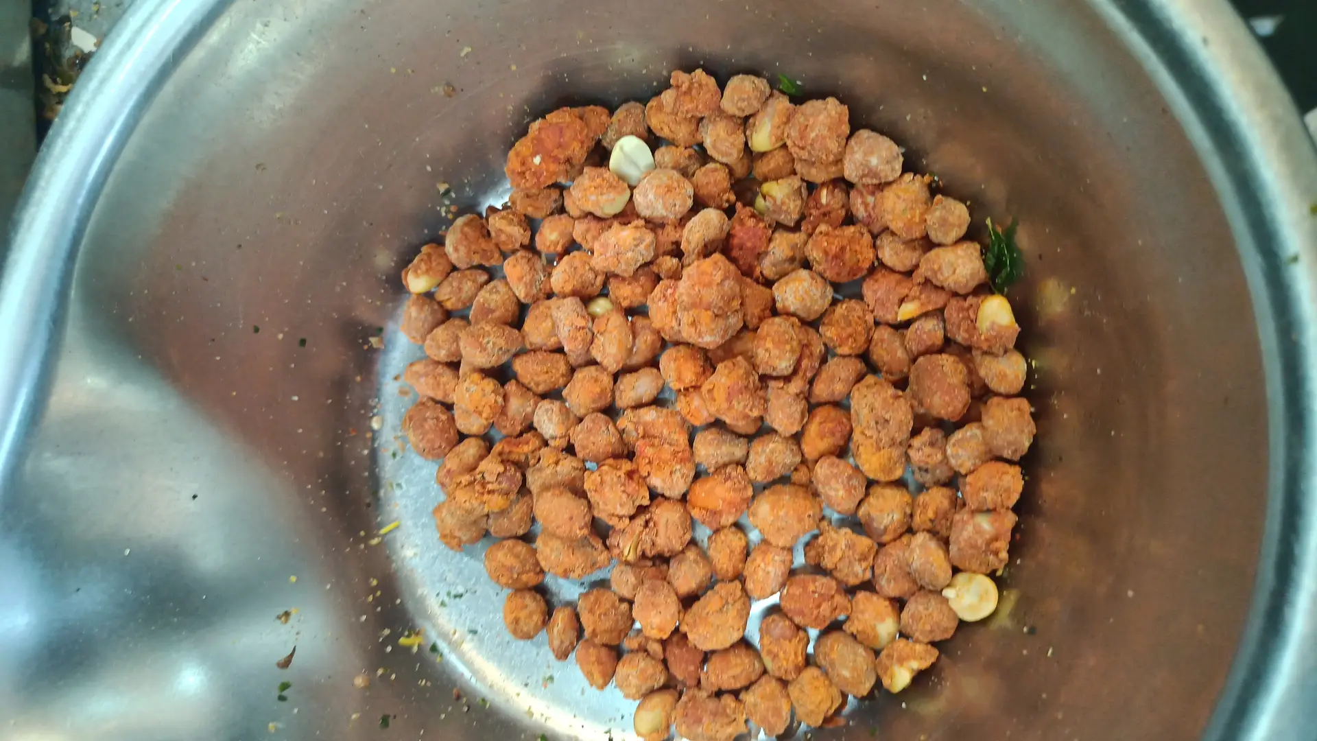 A cook's photo of Masala Peanuts