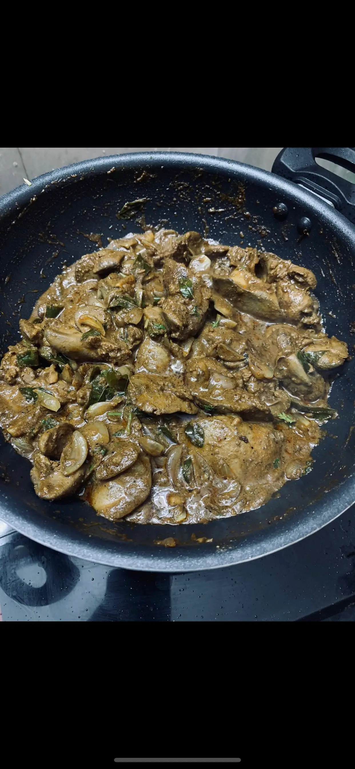 A cook's photo of Chicken Liver Pepper Fry