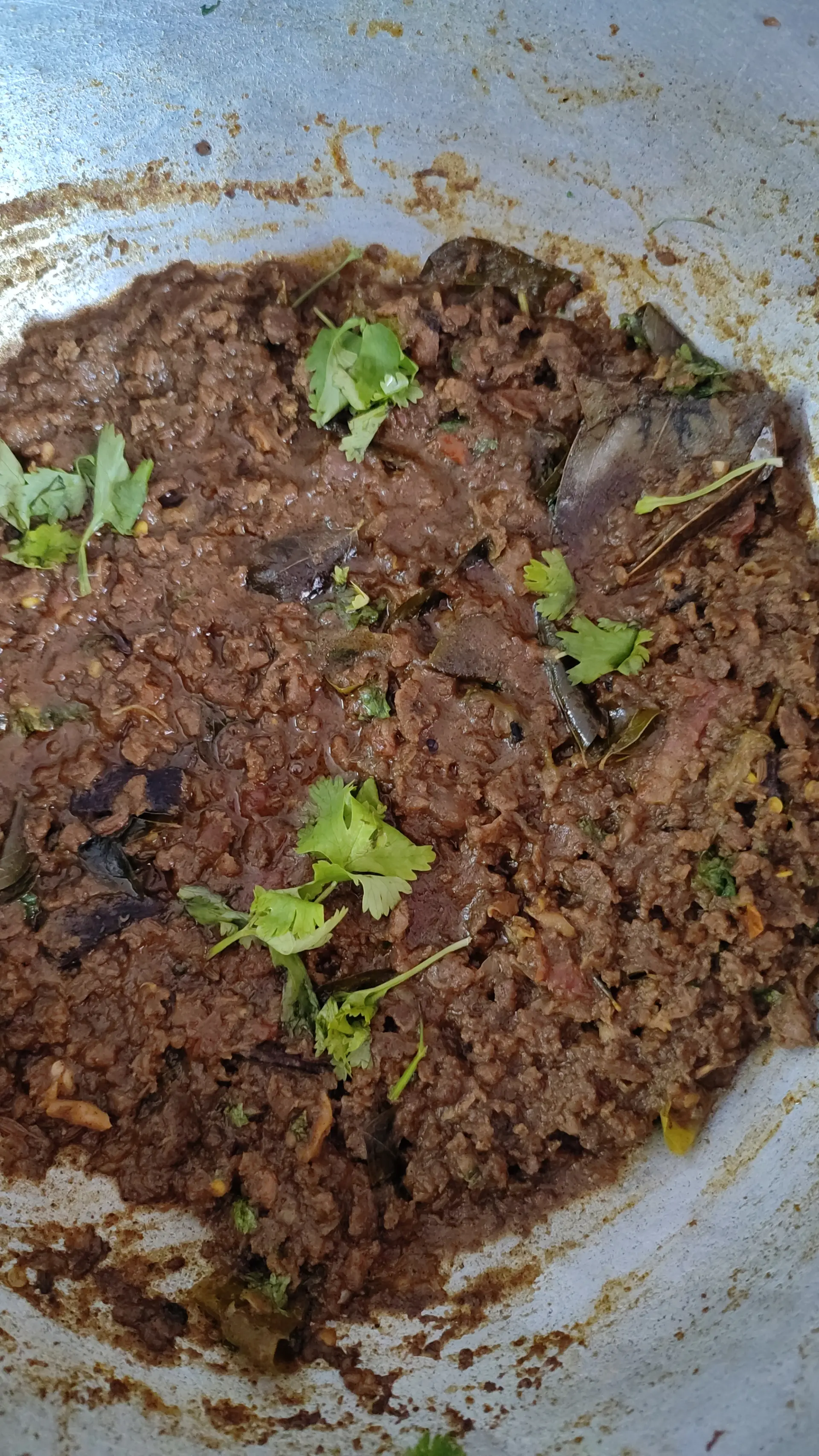 A cook's photo of Mutton Kothu Kari