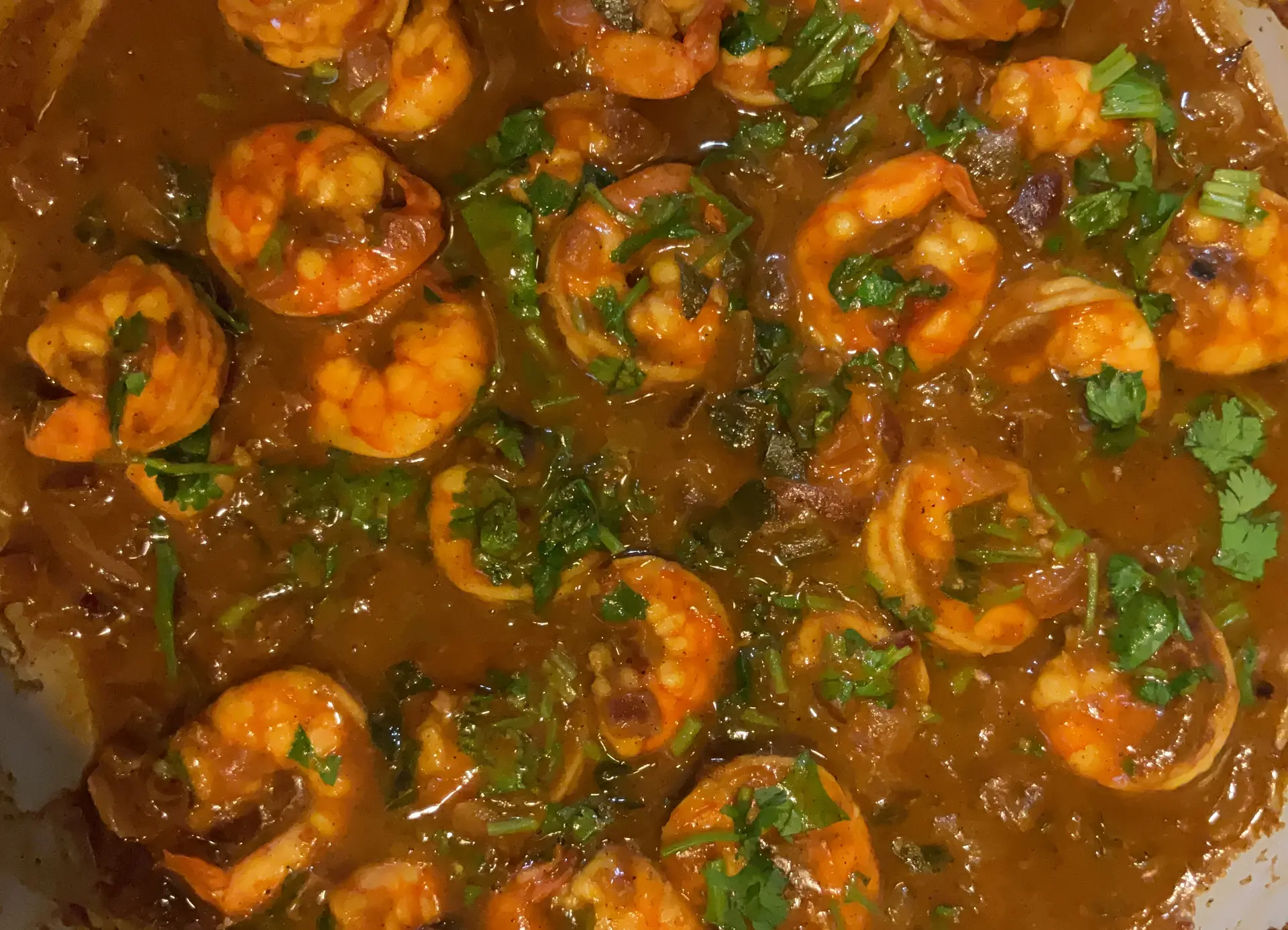 A cook's photo of Cookd Chettinad Prawn