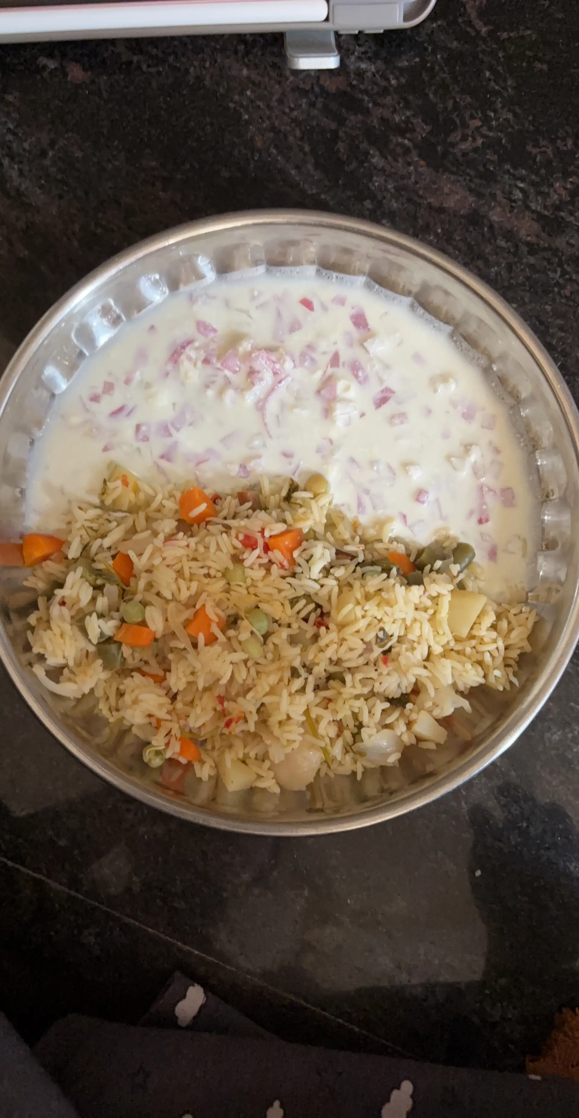 A cook's photo of Cooker Vegetable Pulao