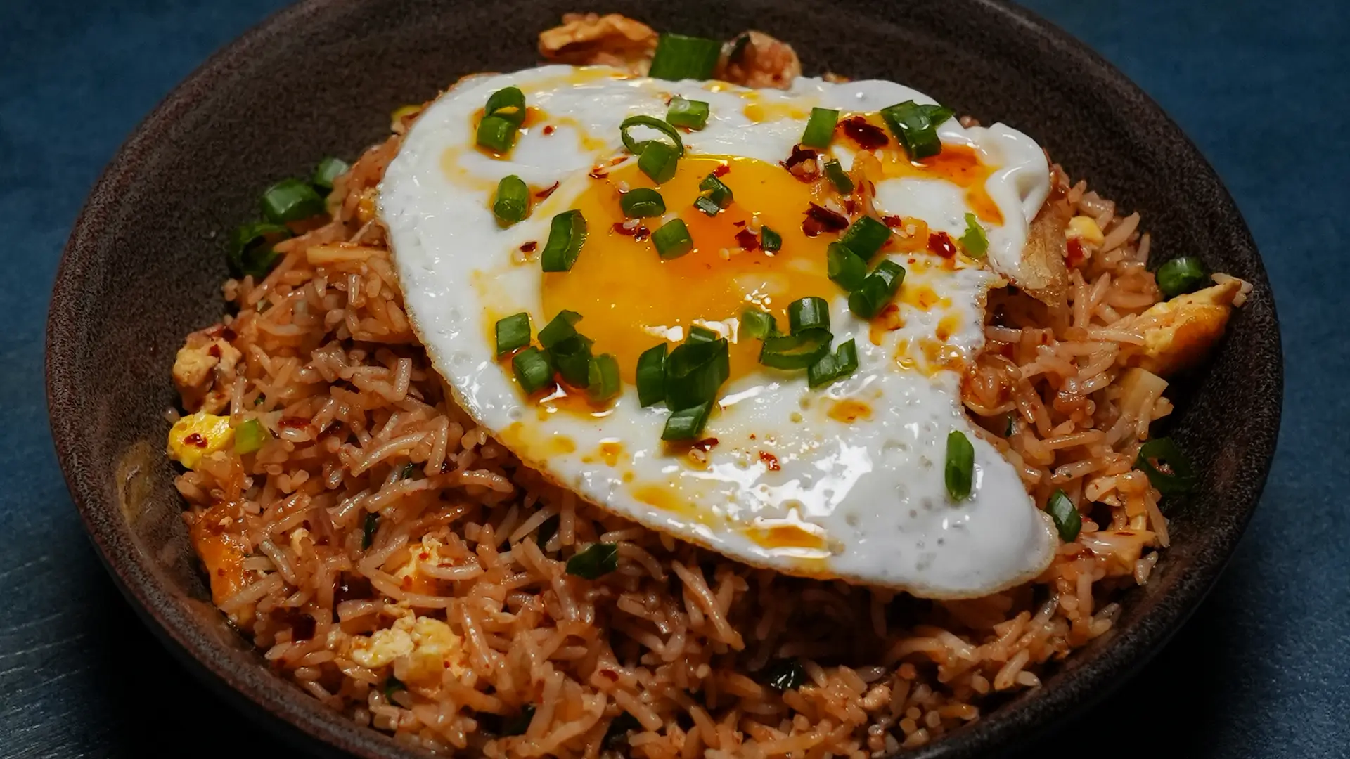 Chilli Oil Egg Rice
