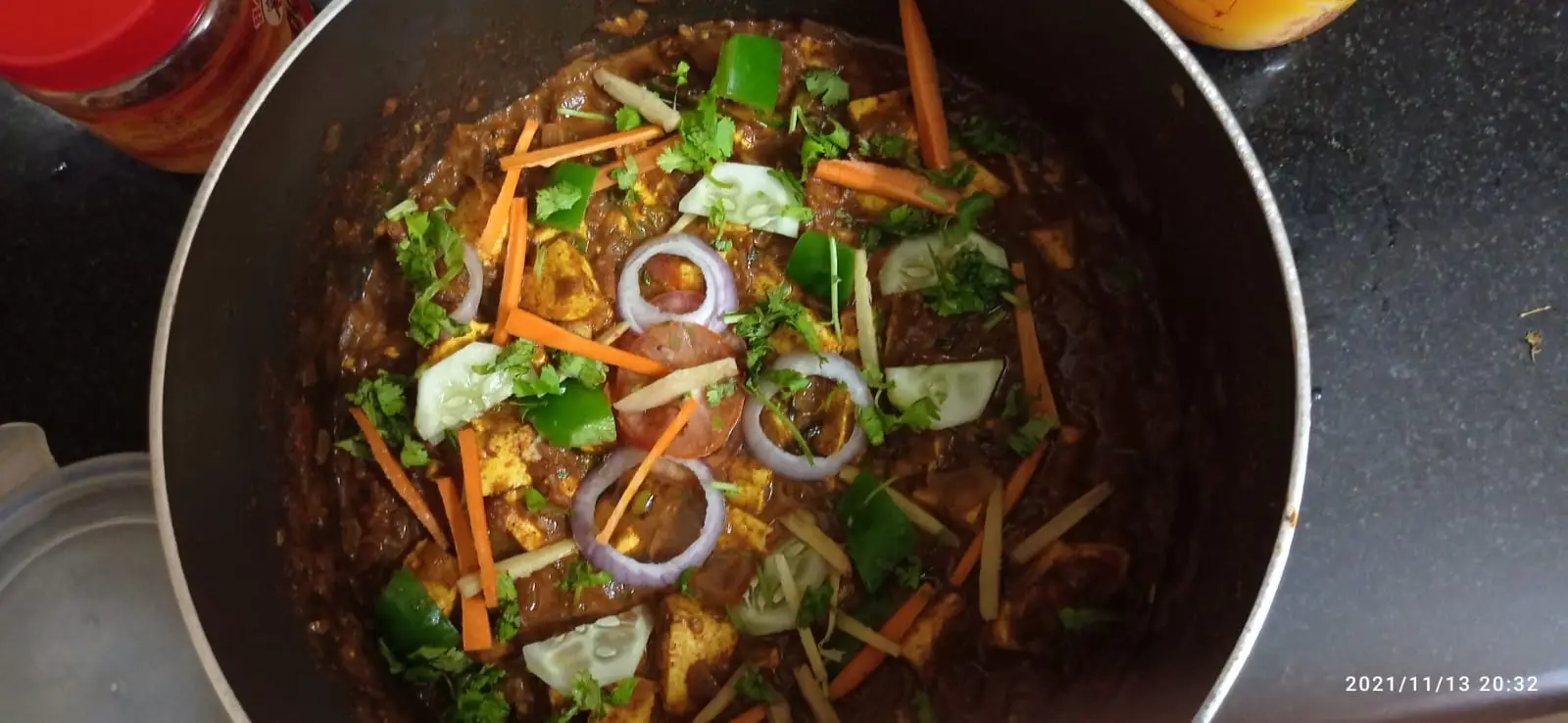 A cook's photo of Kadai Paneer