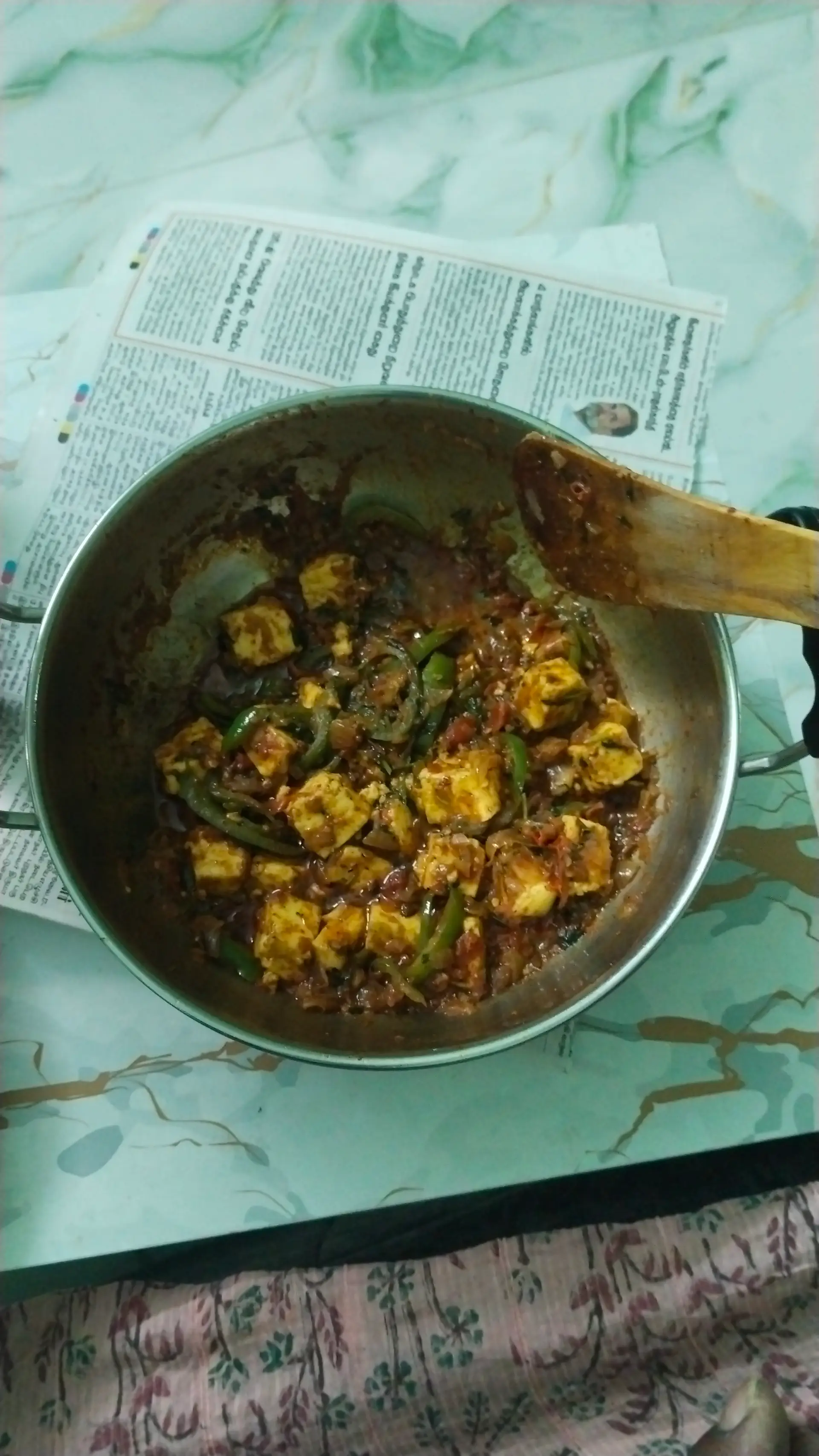 A cook's photo of கடாய் பன்னீர்