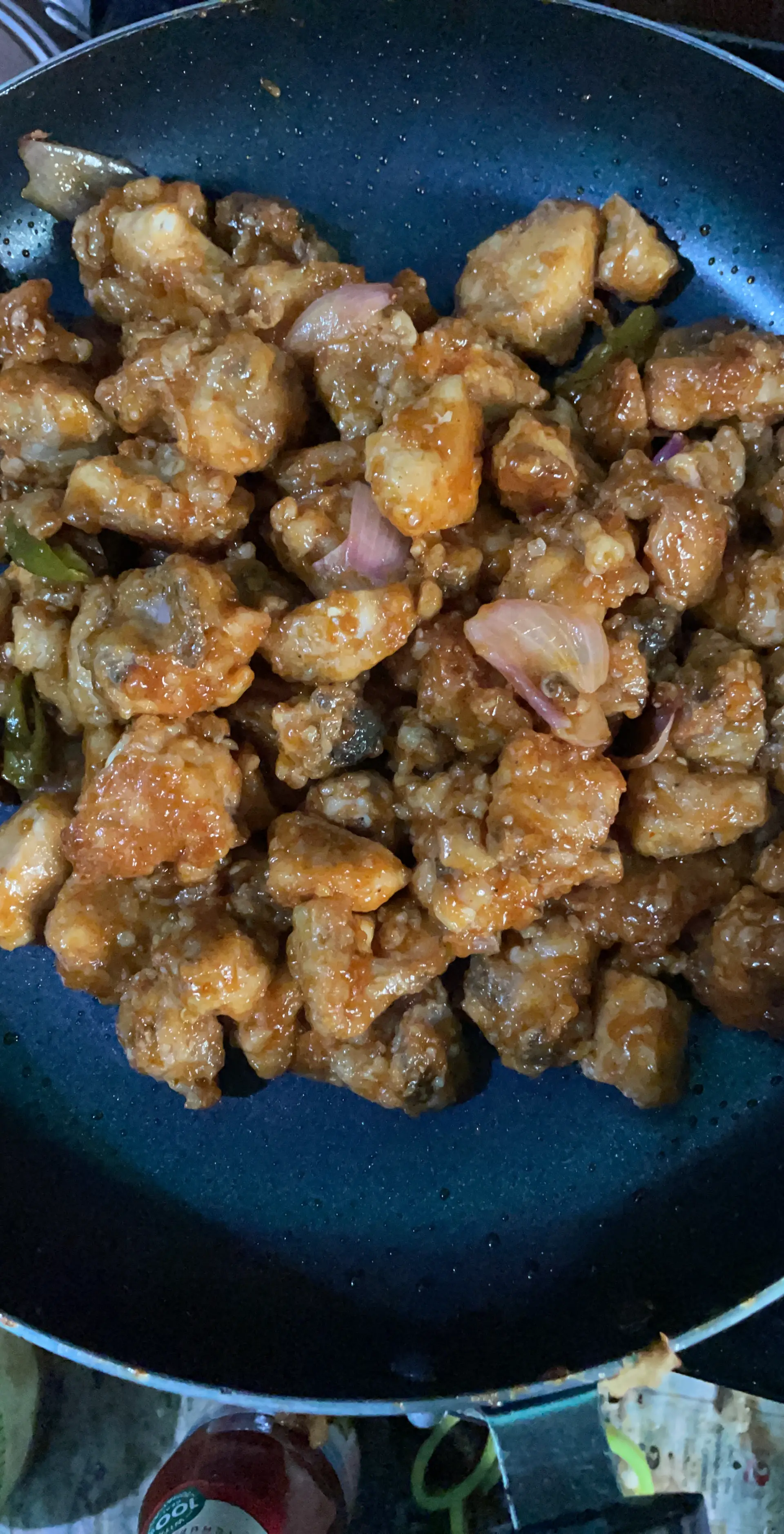 A cook's photo of Chilli Chicken