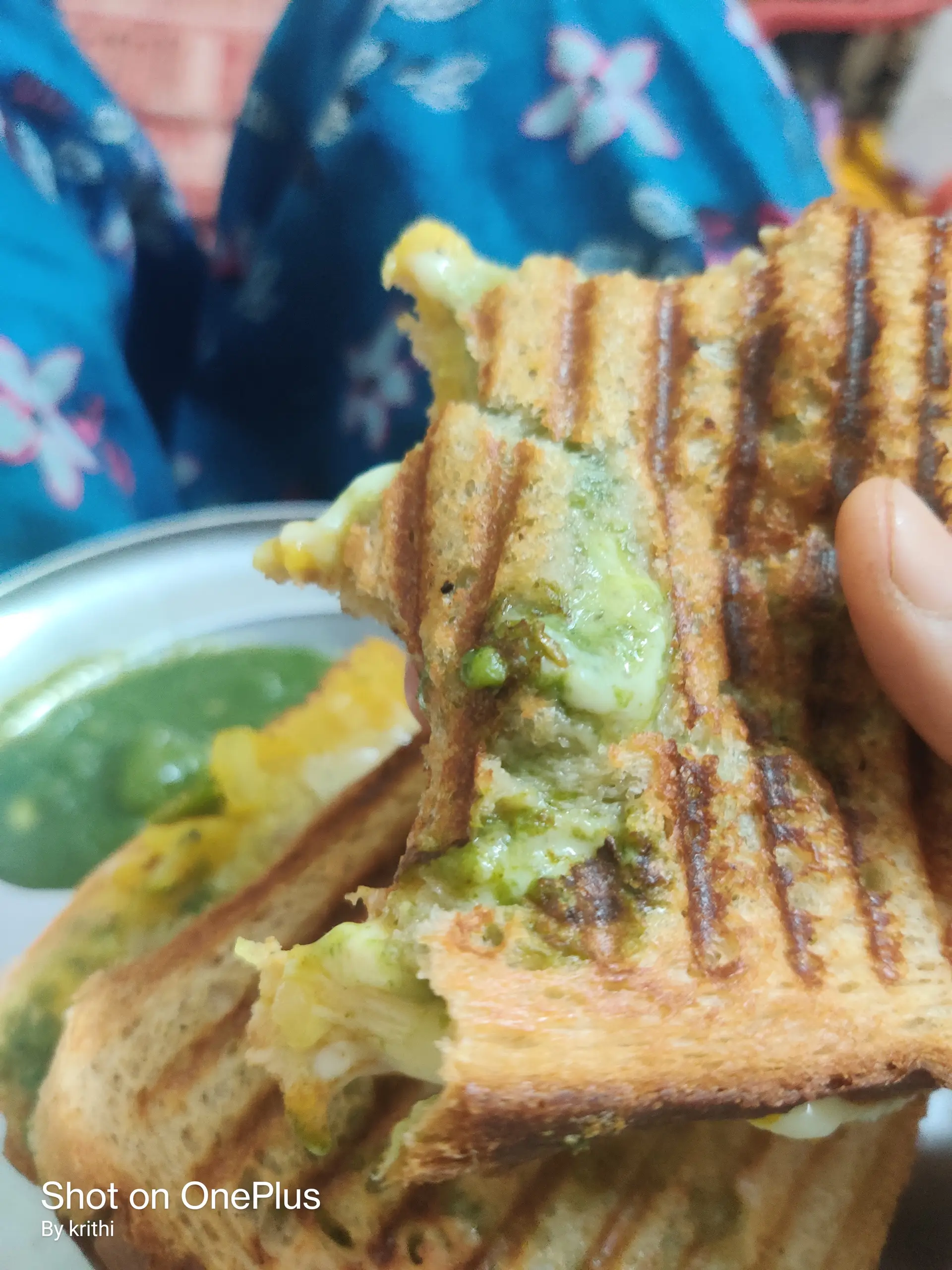 A cook's photo of Aloo Cheese Sandwich