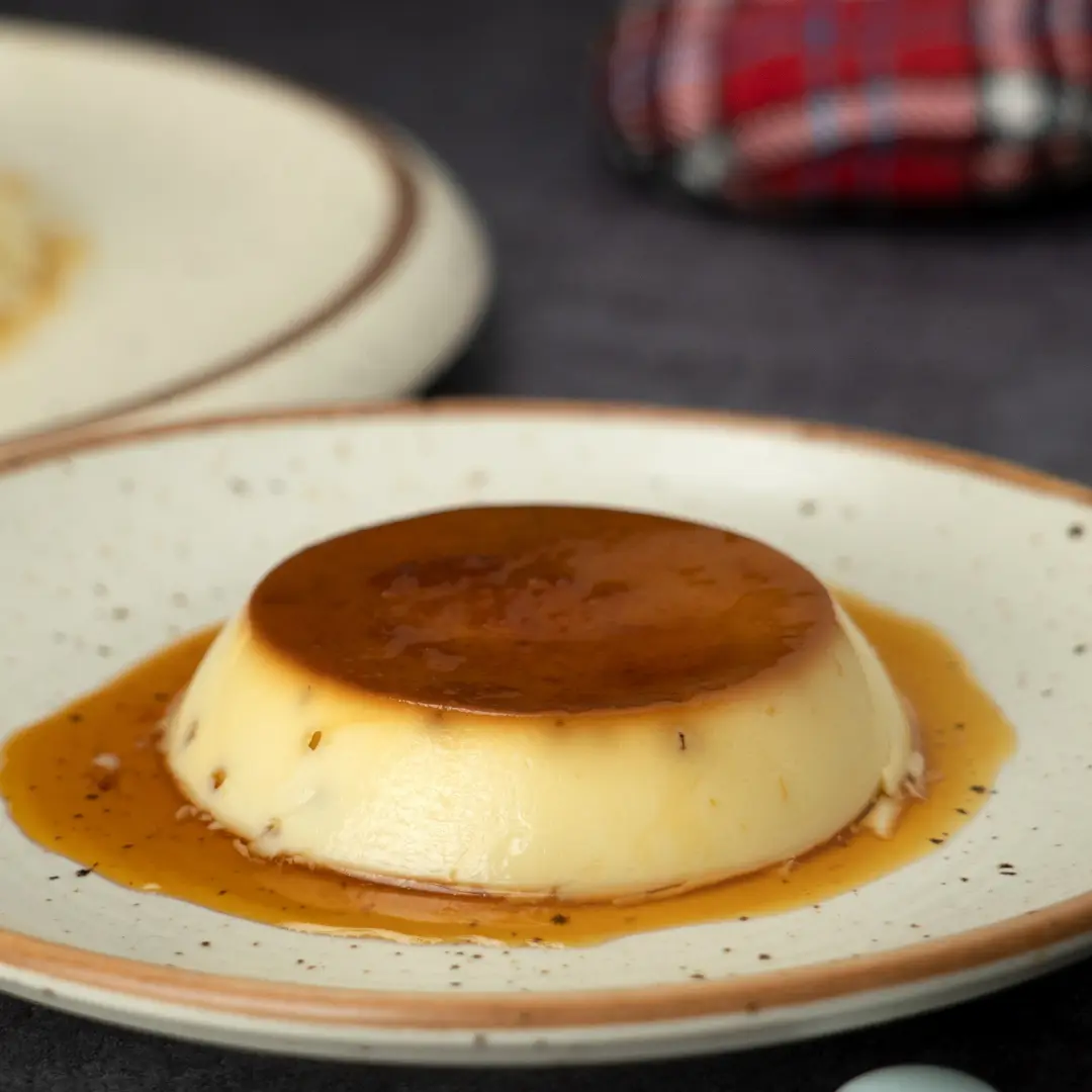 No Oven Caramel Custard