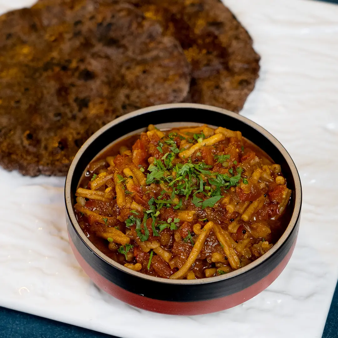Sev Tamatar Bhaji