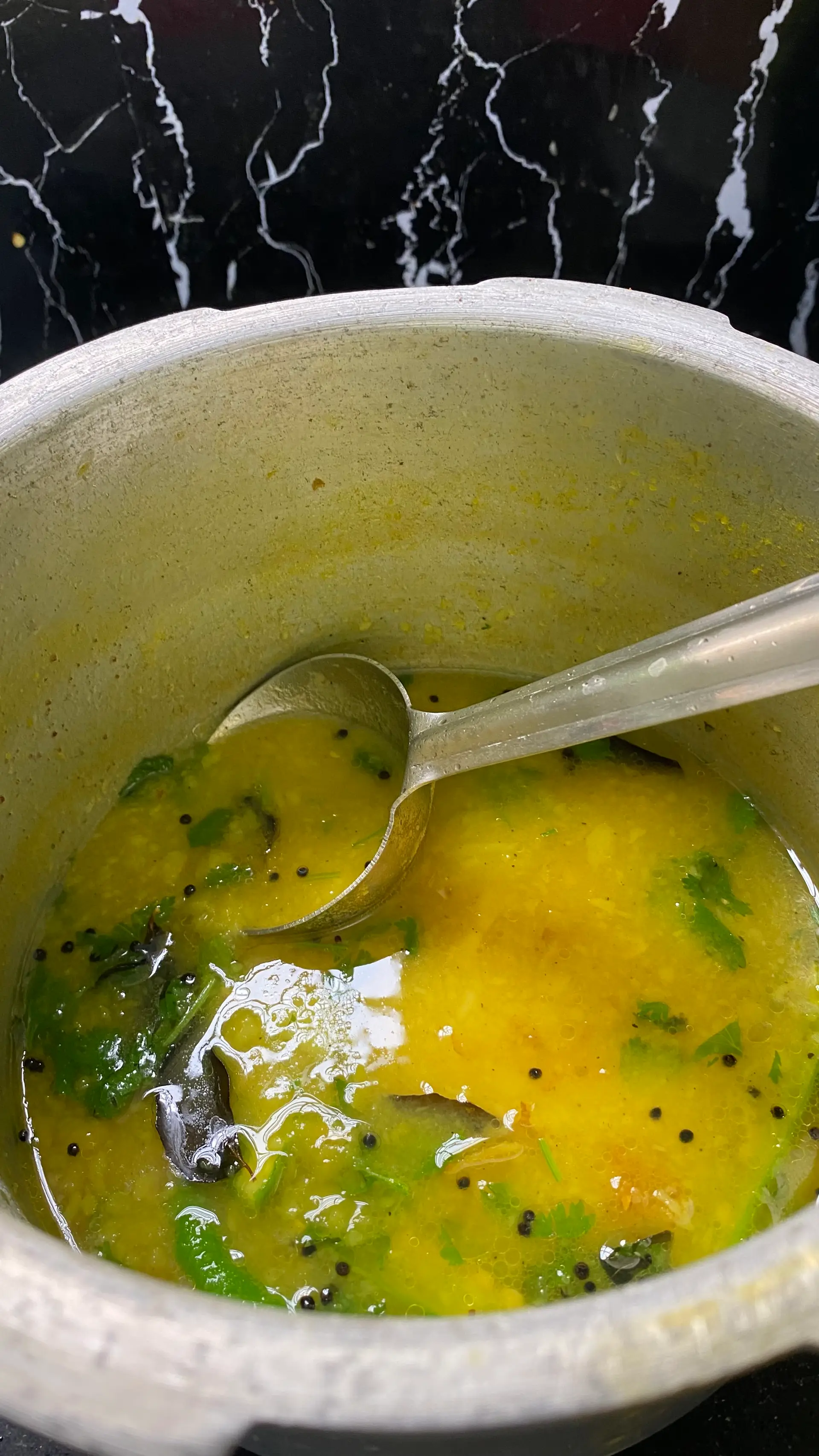 A cook's photo of No-Dal Tadka