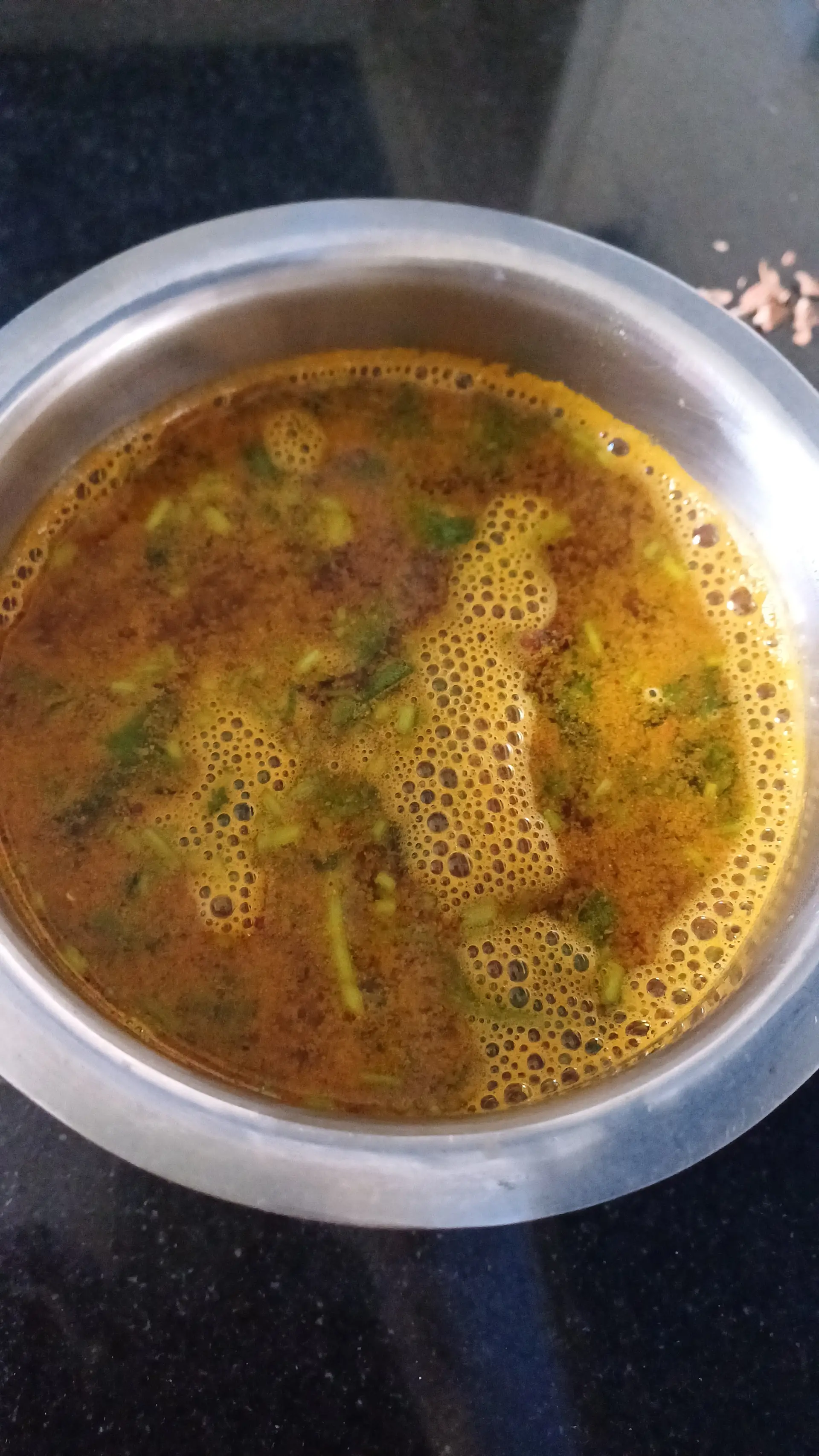 A cook's photo of Selavu Rasam