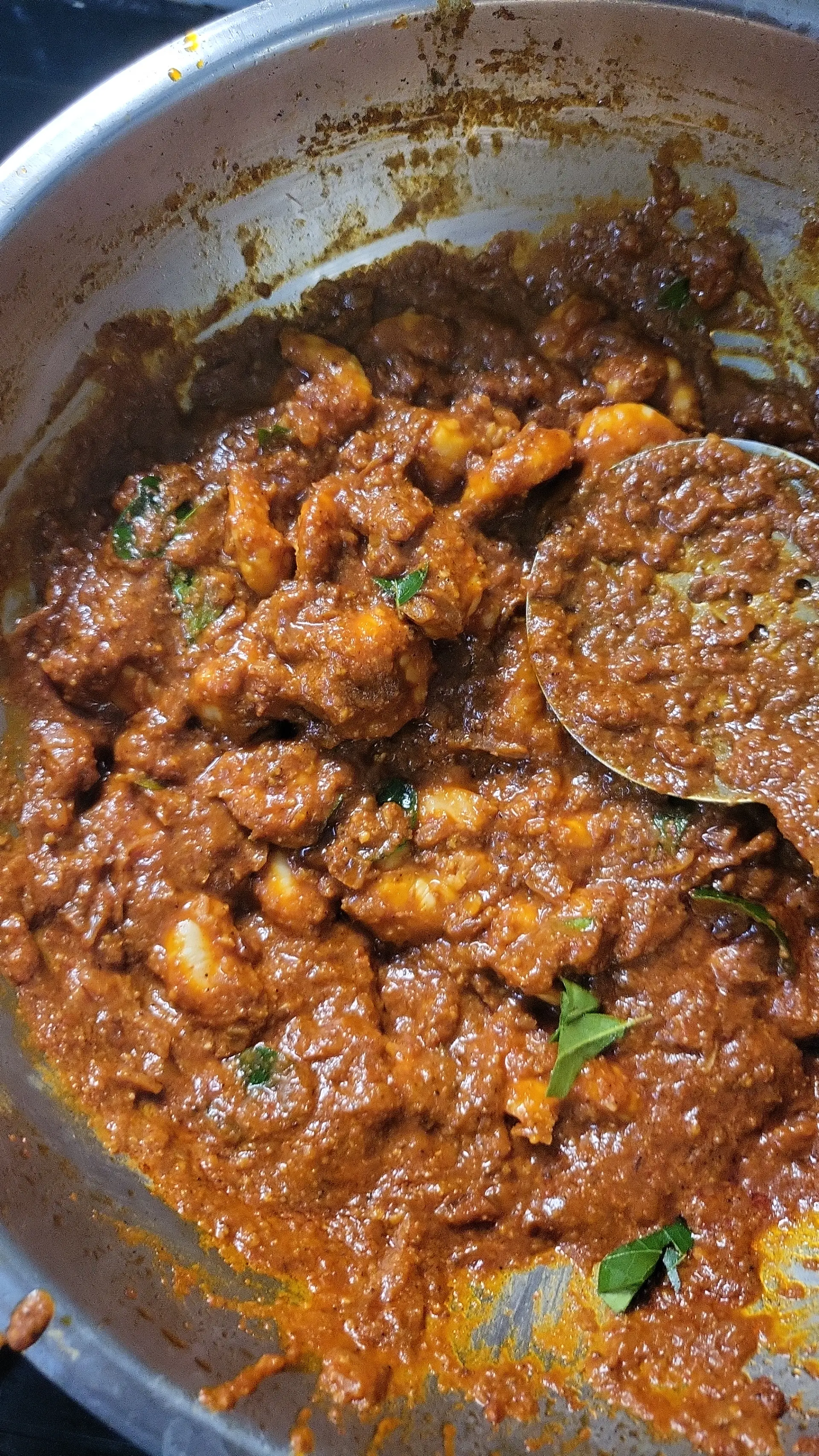 A cook's photo of Prawn Ghee Roast