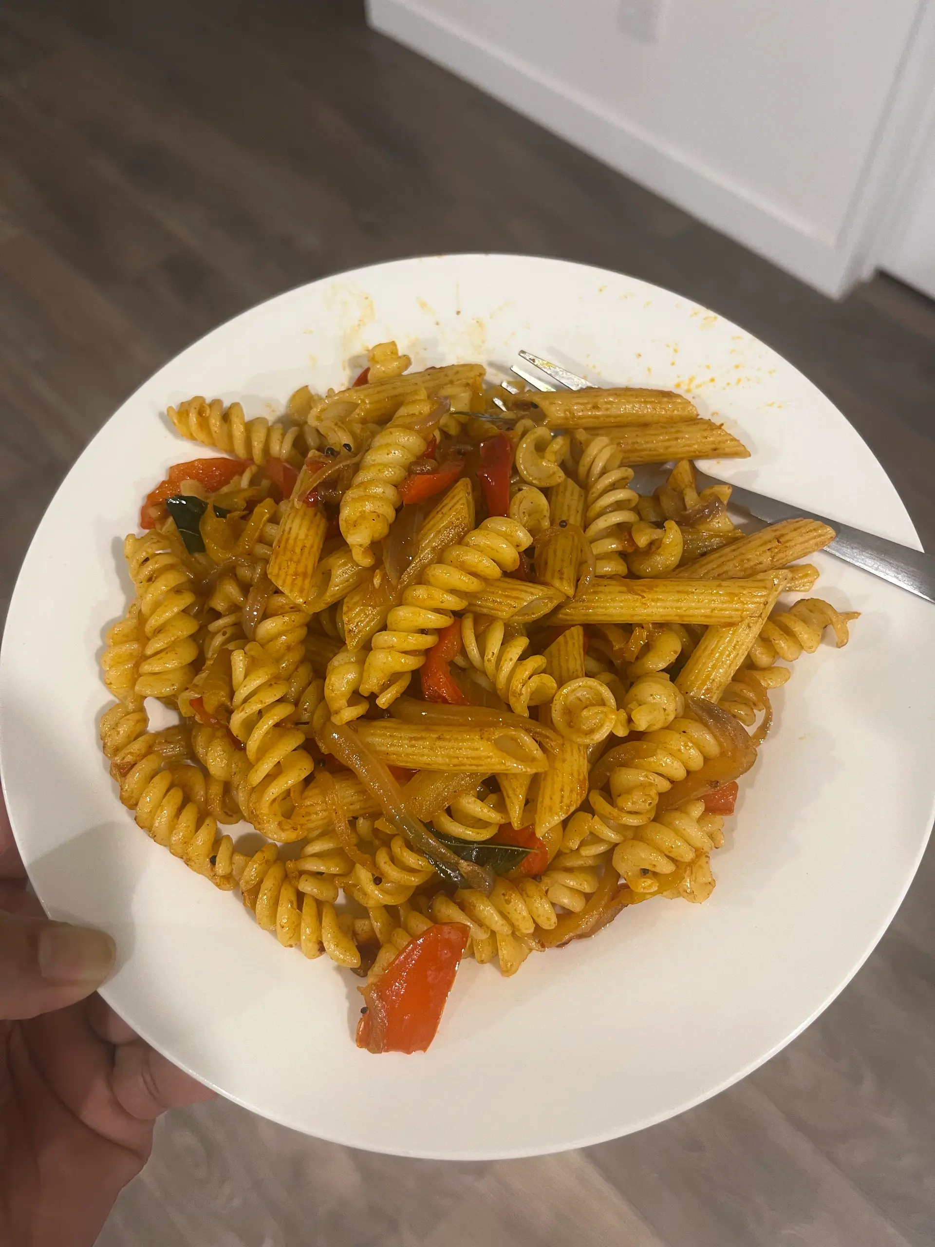A cook's photo of Desi Pasta