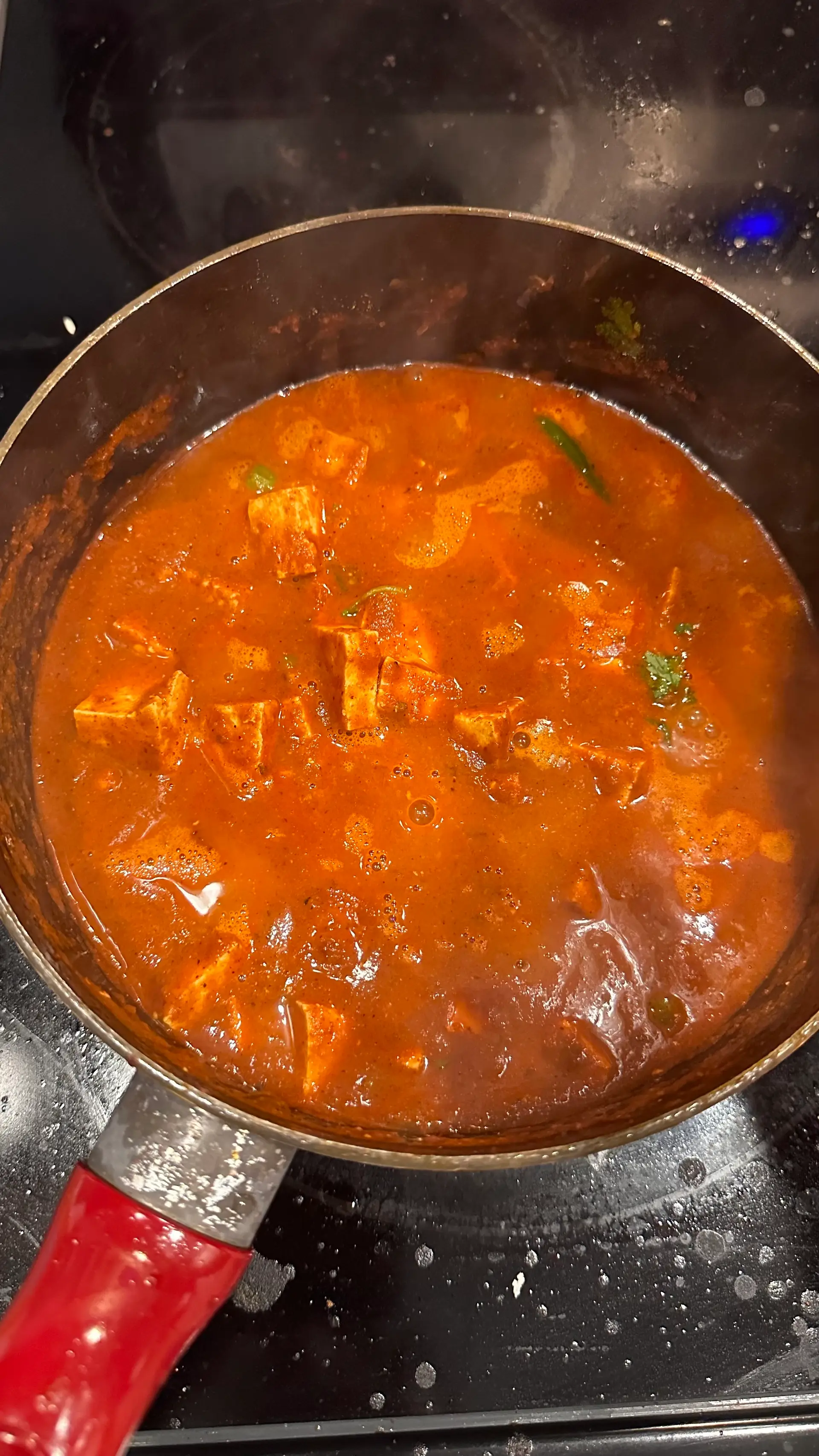 A cook's photo of Matar Paneer Gravy