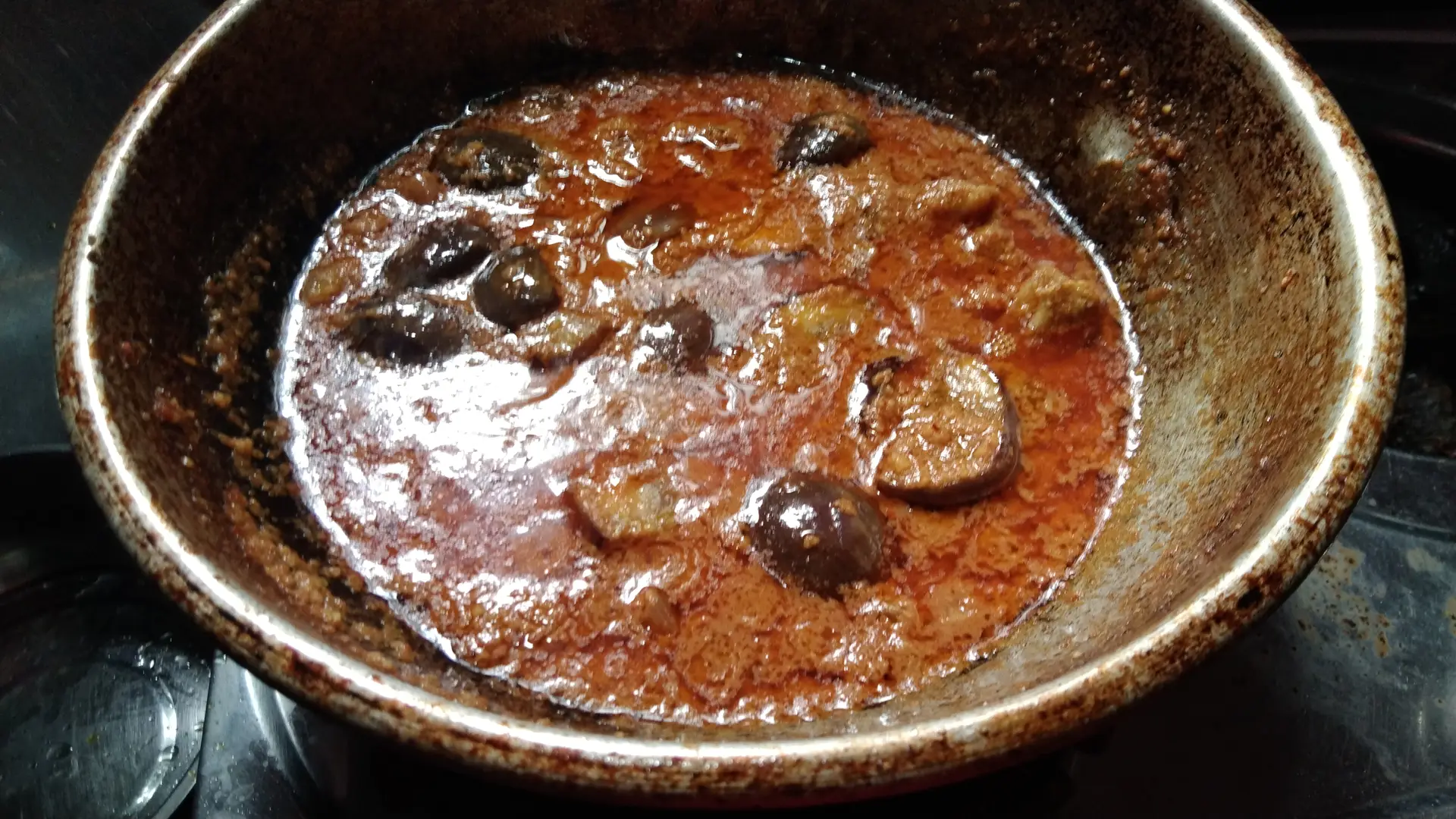 A cook's photo of Ennai Kathirika Kulambu