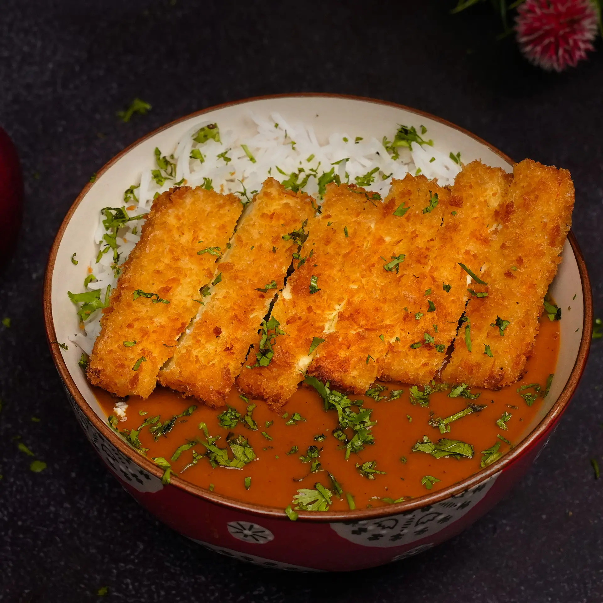 Paneer Katsu Curry