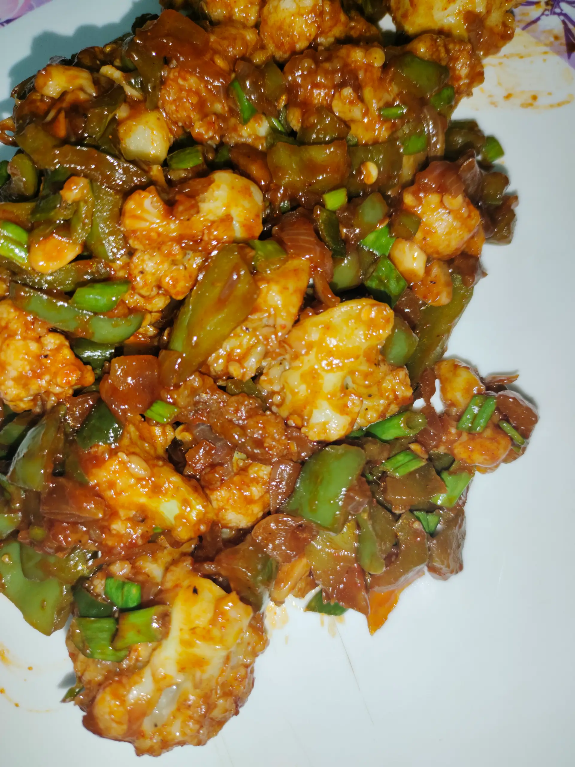 A cook's photo of Gobi Manchurian