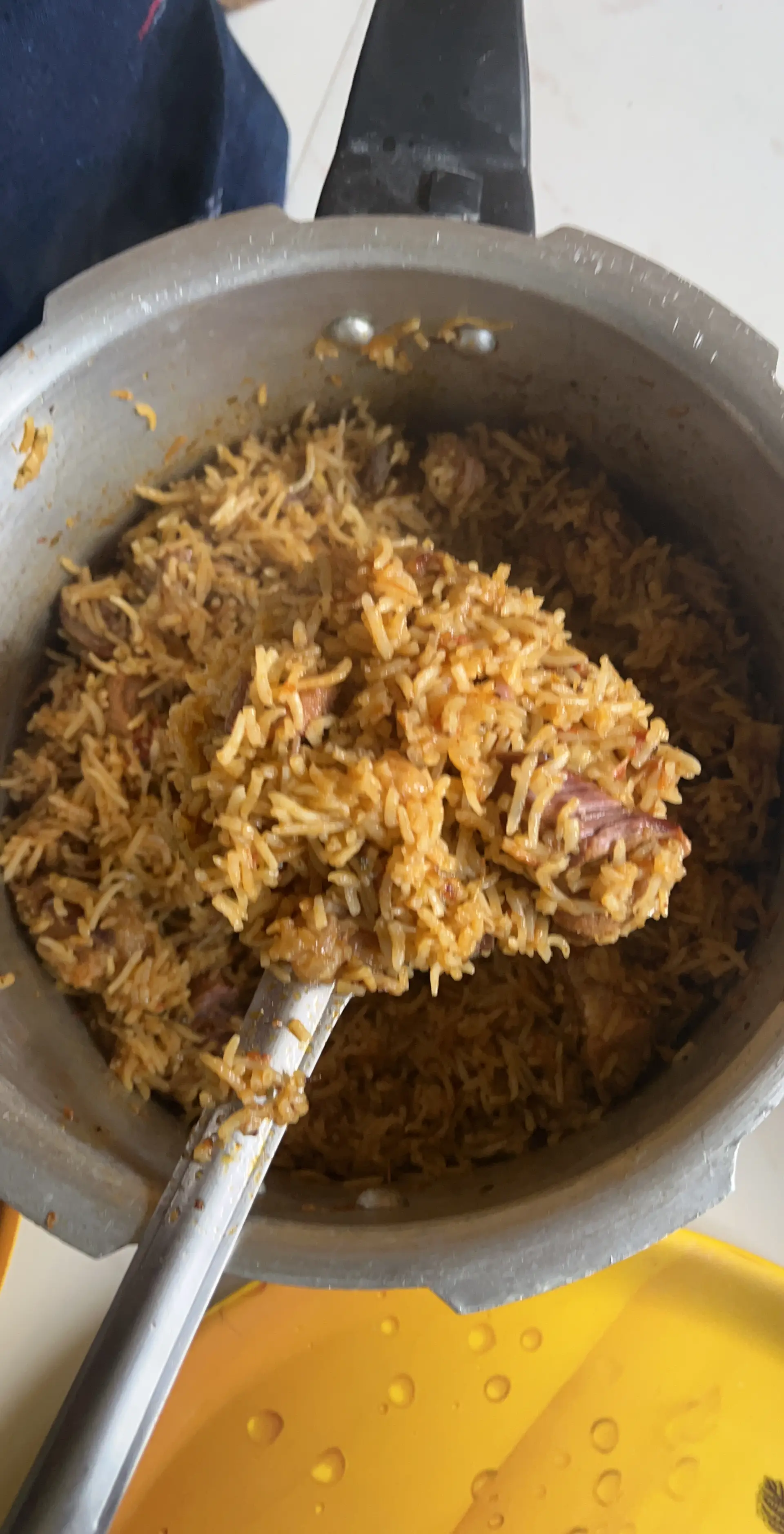 A cook's photo of Cookd Wedding Mutton Biryani