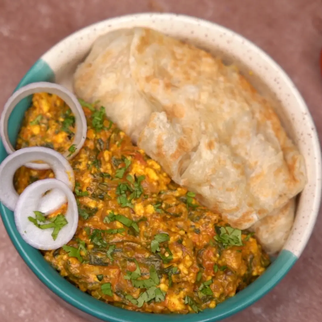 Palak Paneer Bhurji