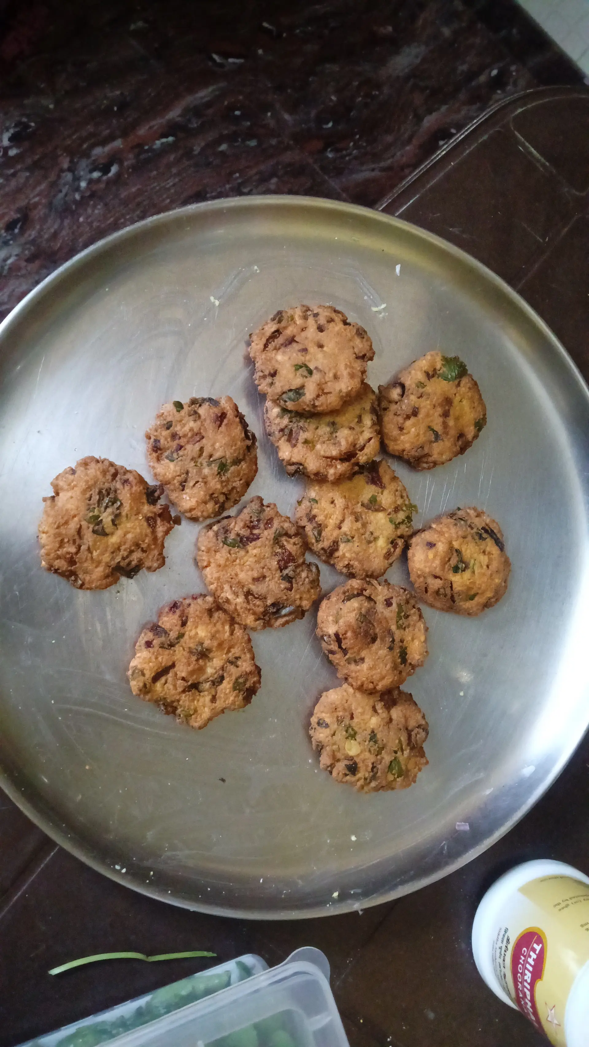 A cook's photo of Masala Vadai
