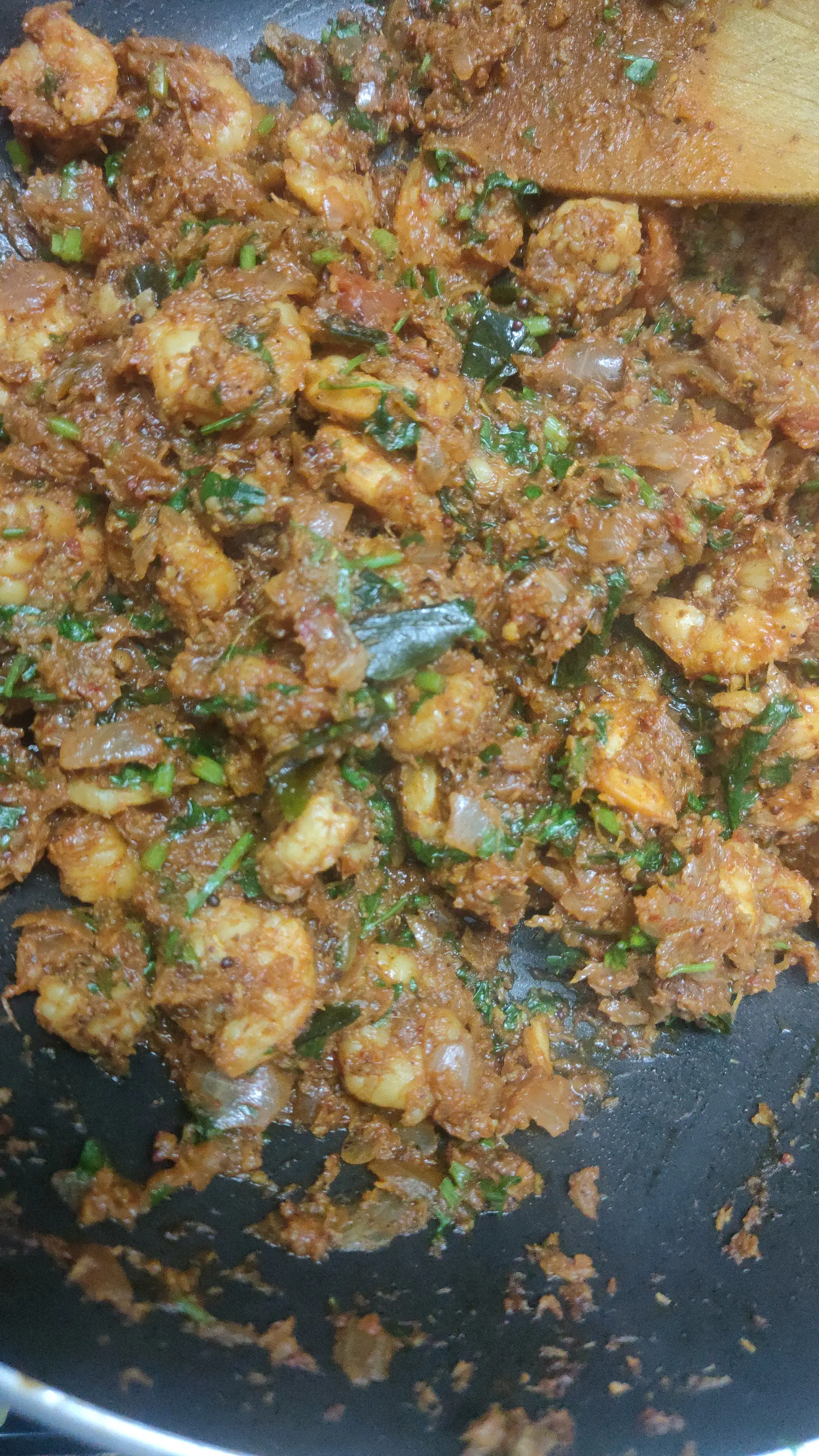 A cook's photo of Mangalore Prawn Sukka