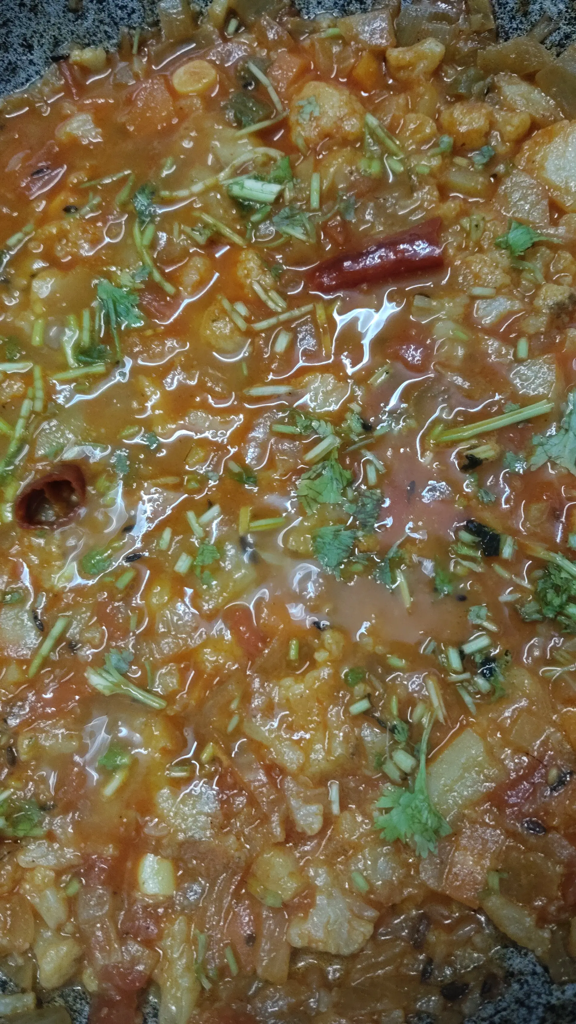 A cook's photo of Aloo Gobi