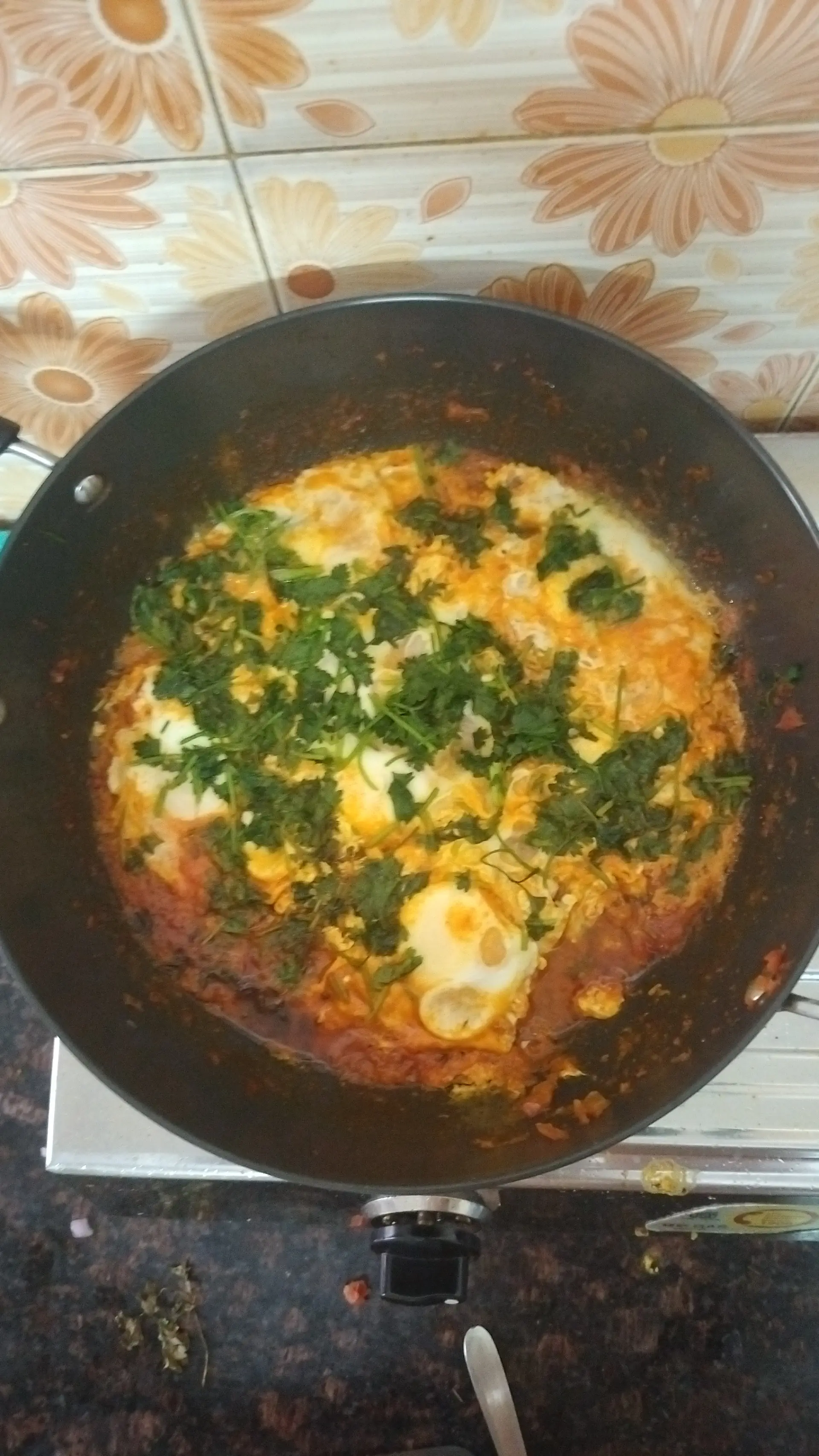 A cook's photo of Egg Drop Curry