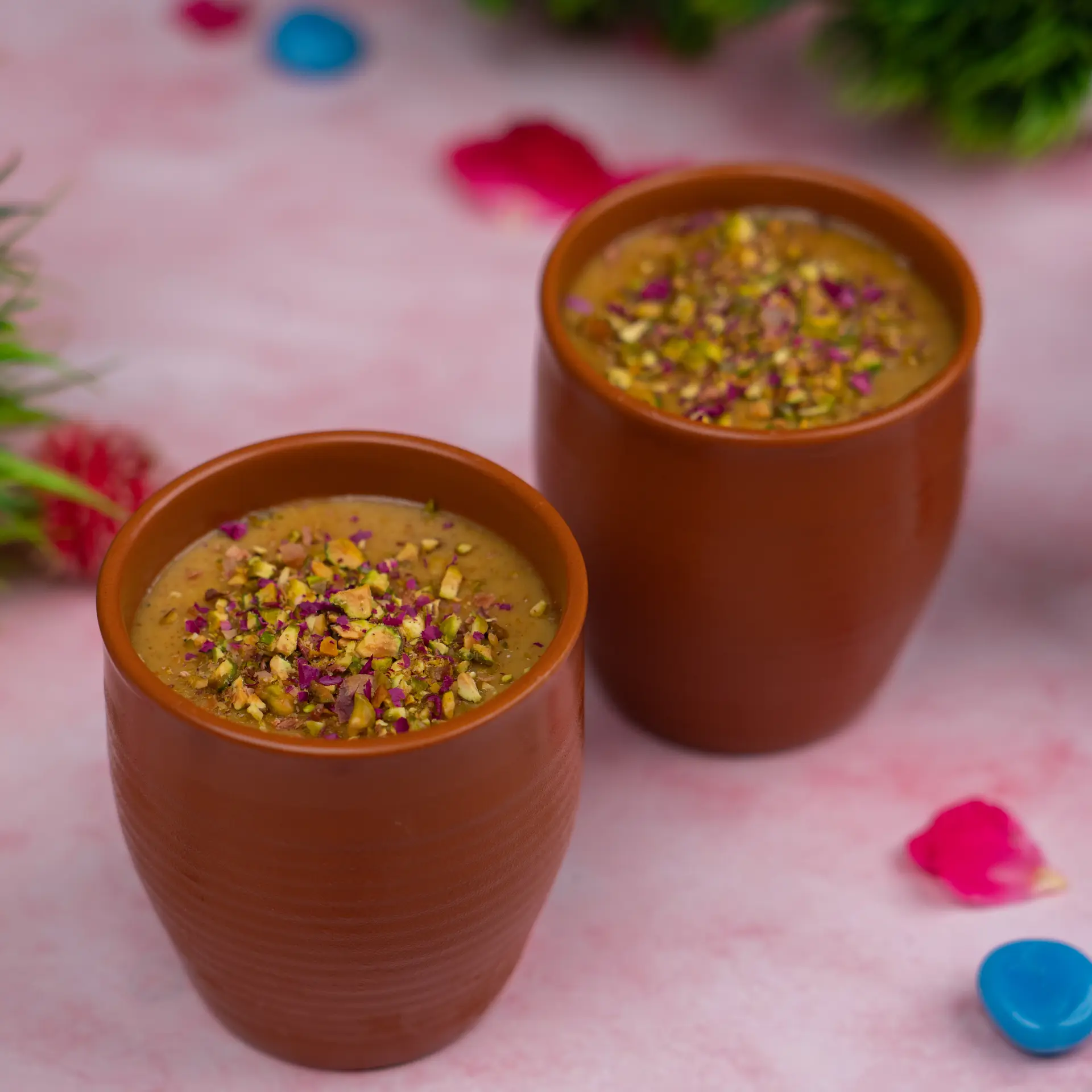 Holi Thandai Pudding