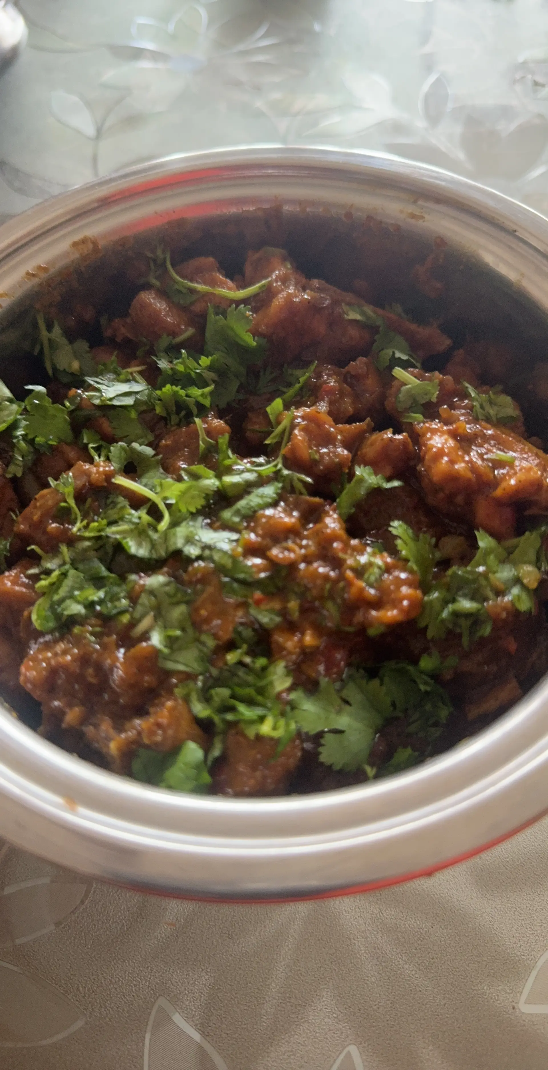 A cook's photo of Cookd Madurai Chicken Chukka