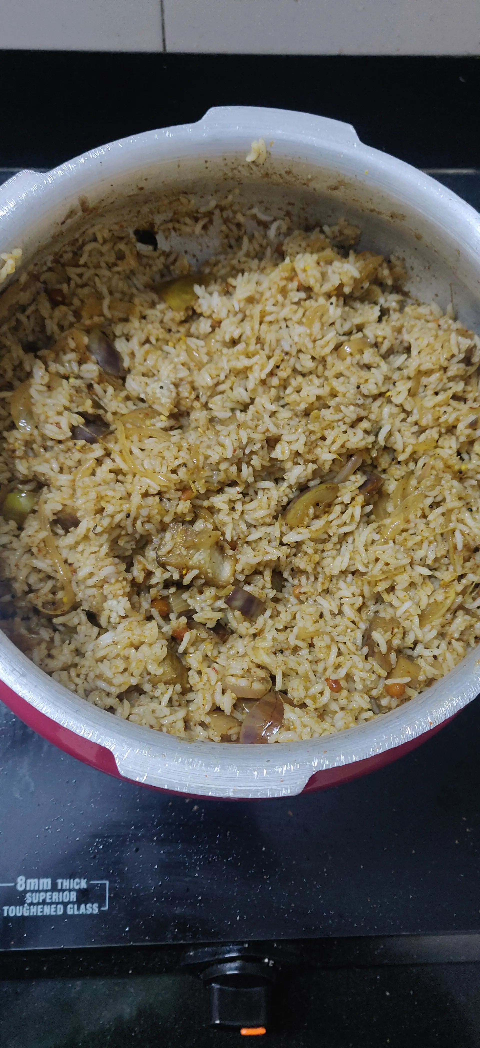 A cook's photo of Brinjal Rice