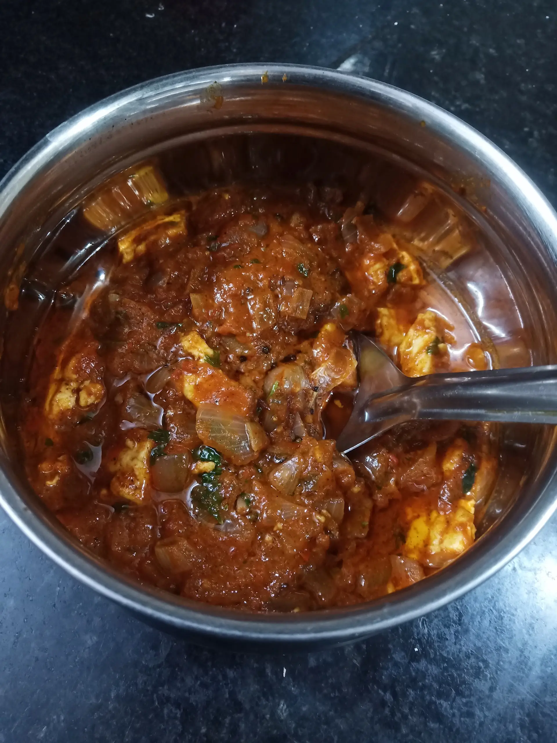 A cook's photo of Dhaba Style Paneer Curry