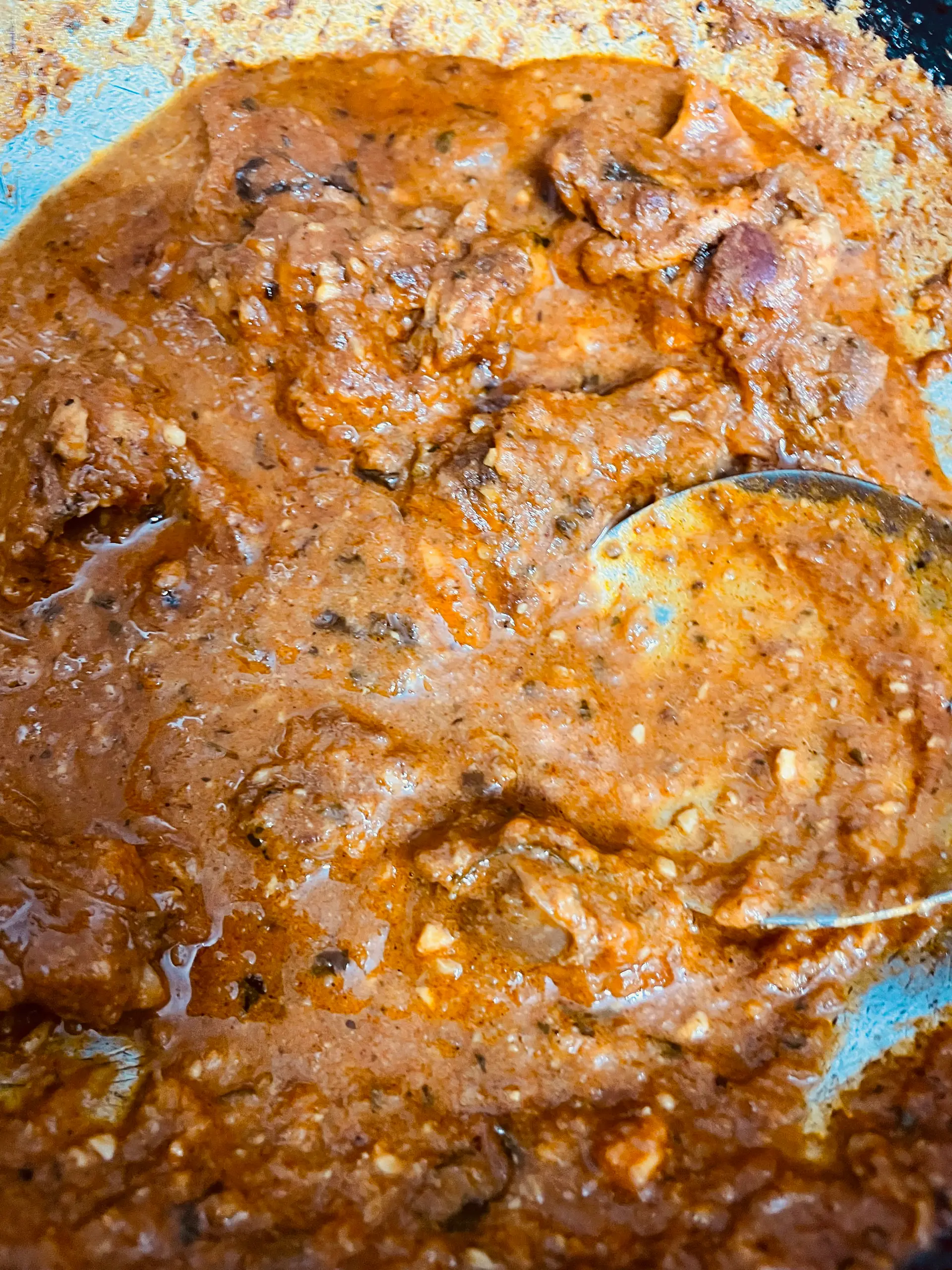 A cook's photo of Chicken Changezi
