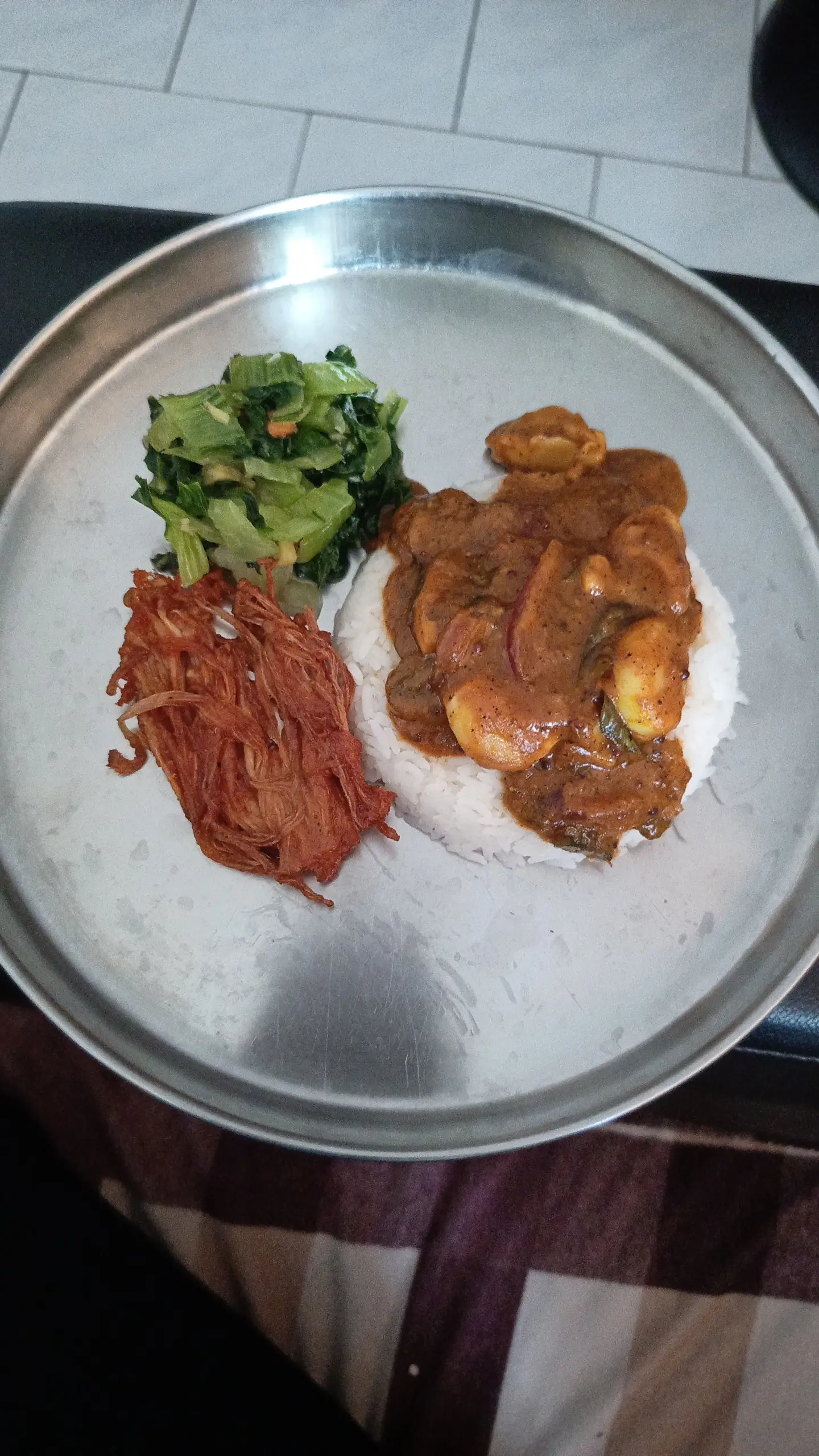 A cook's photo of Garlic Kuzhambu